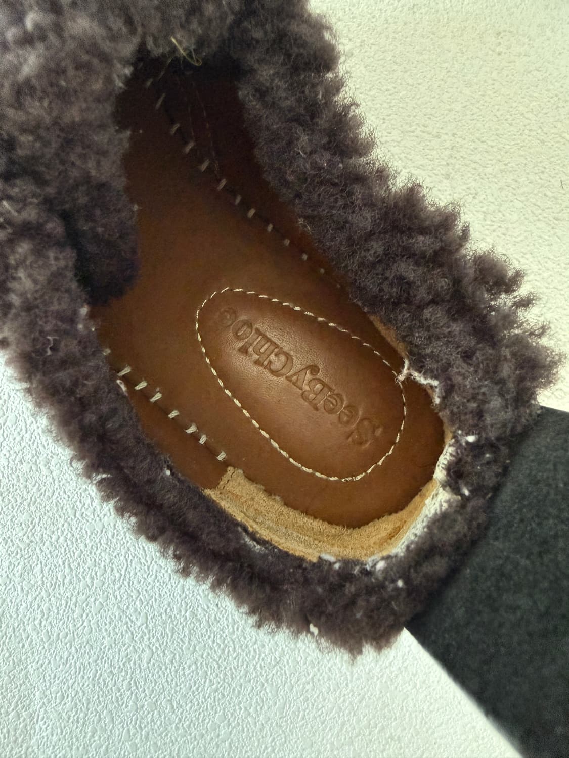 [EU35, 220]씨바이클로에(See by Chloe) 스웨이드 쉐르파 상품이미지7