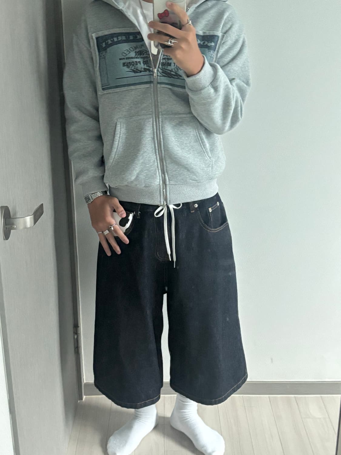 빈티지 후드집업 M 상품이미지3