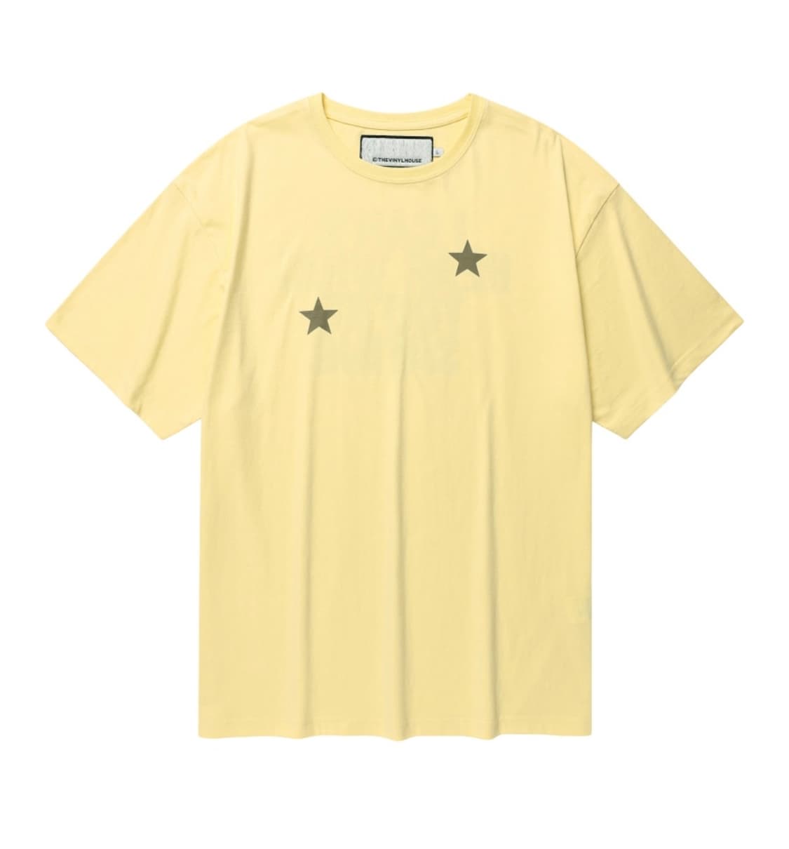 더바이닐하우스 반팔티셔츠 STAR TEE YELLOW  상품이미지4
