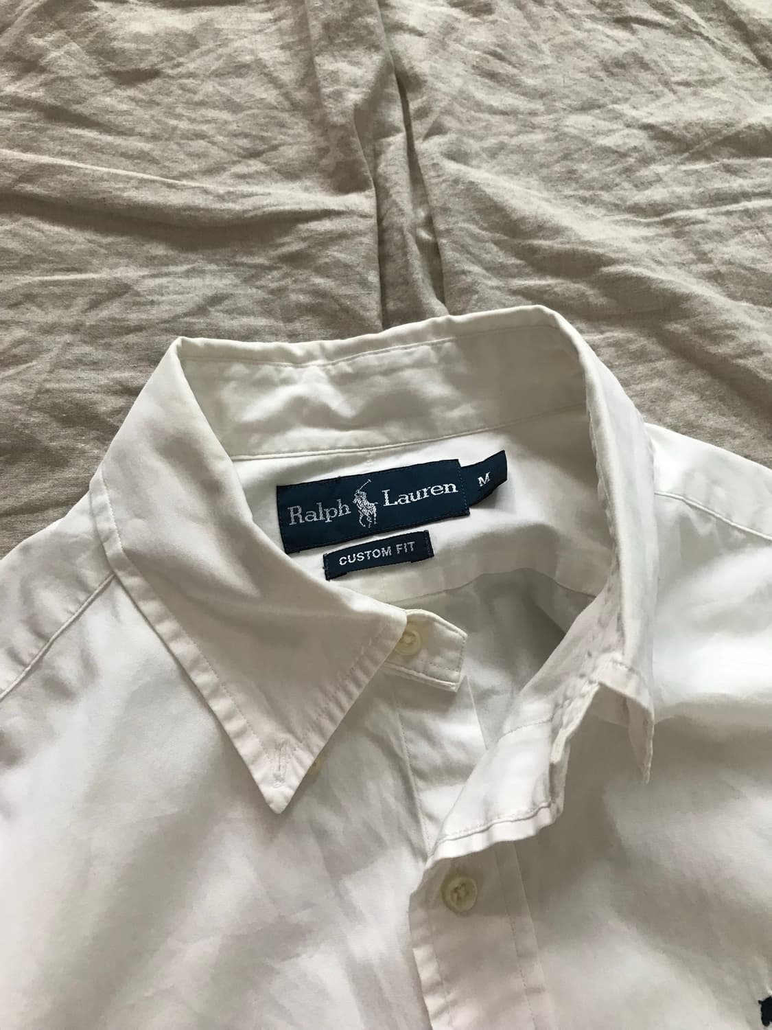 폴로 랄프로렌 더블포니로고 화이트 셔츠 상품이미지6