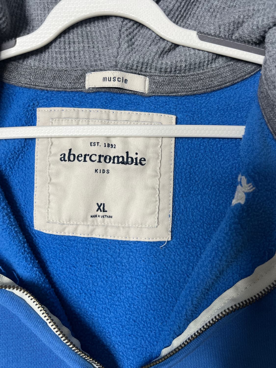 아베크롬비 블루 후드집업 상품이미지4