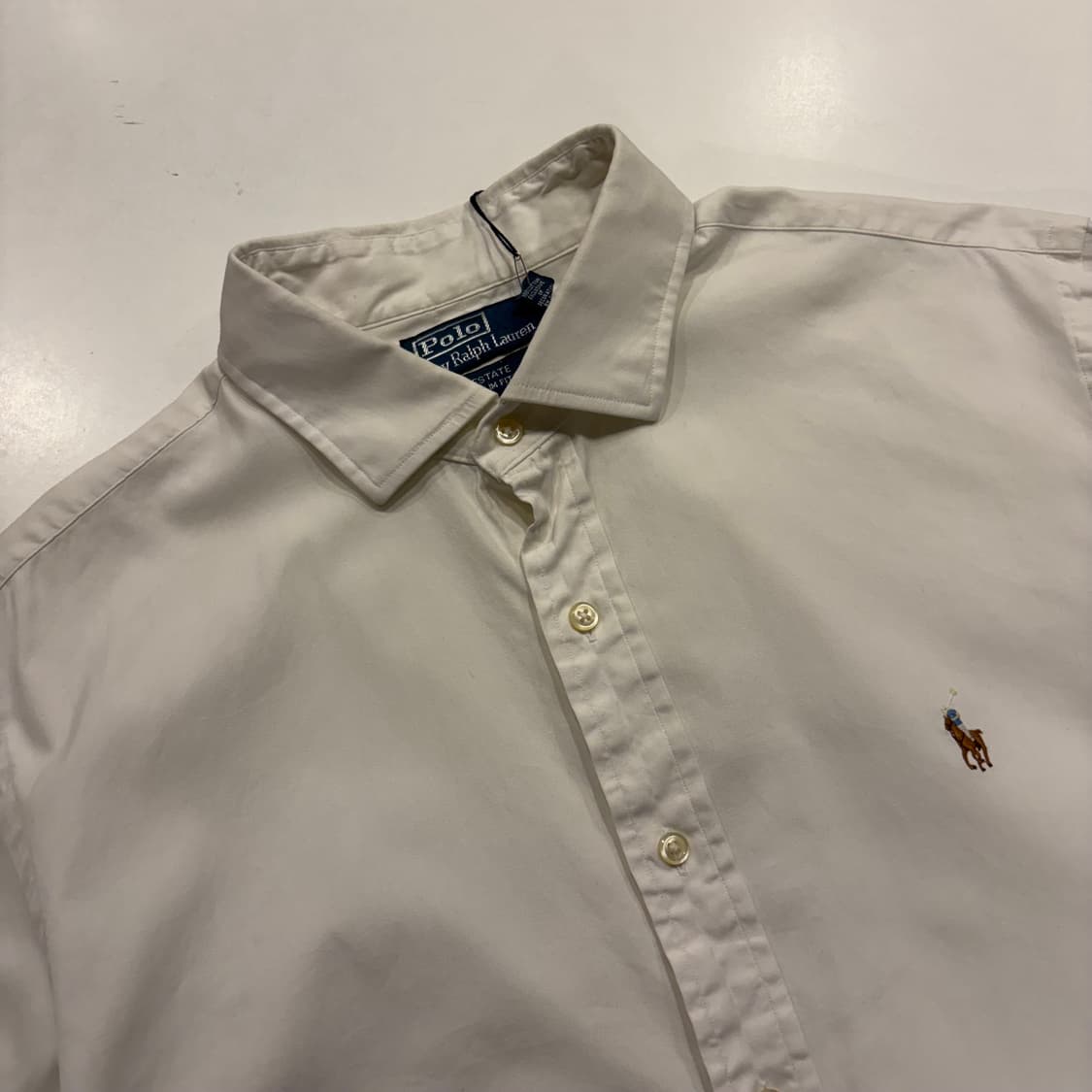 폴로 랄프로렌 화이트 긴팔 셔츠 C214 상품이미지3