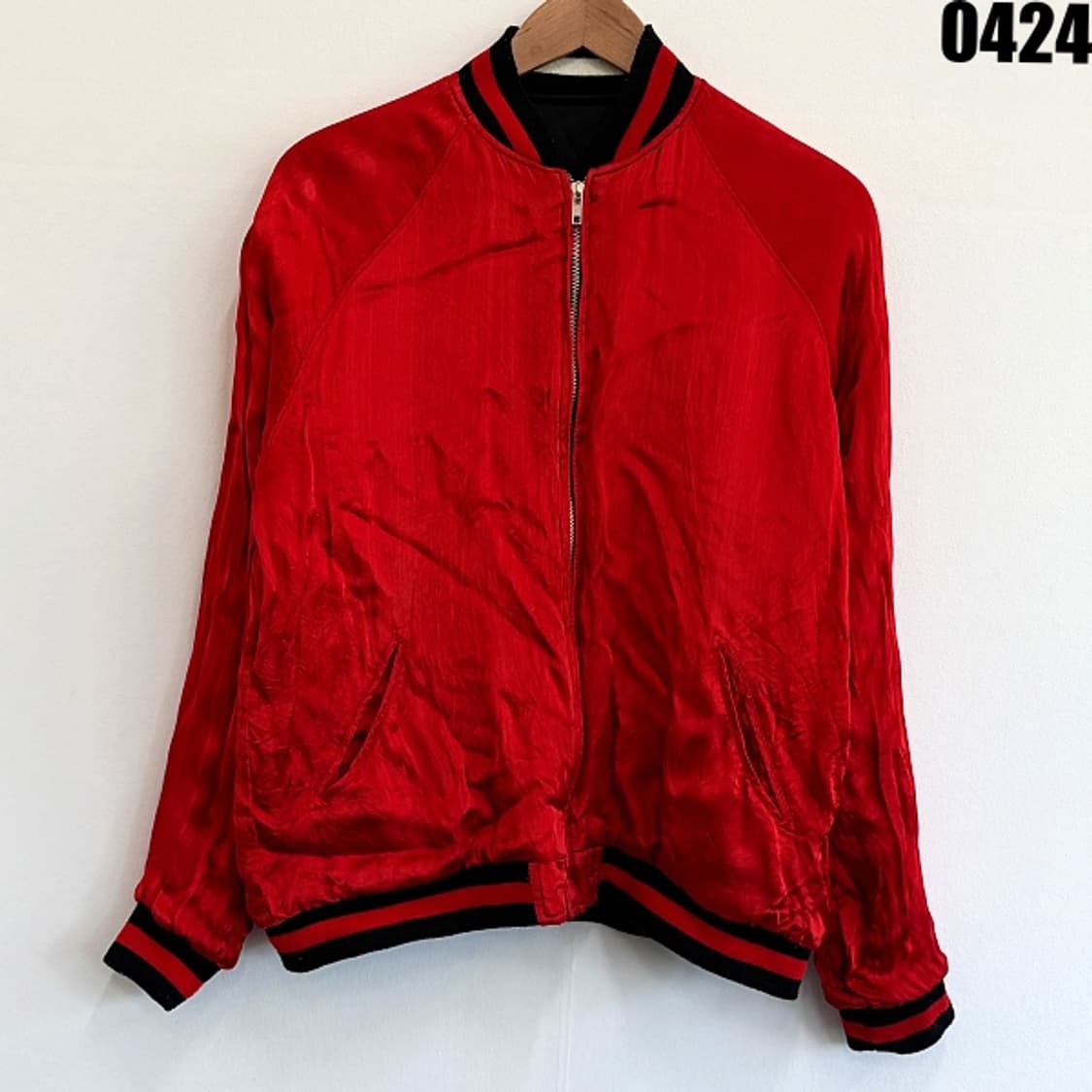 일본 빈티지 스카잔 리버시블 자켓 M 0424 상품이미지9