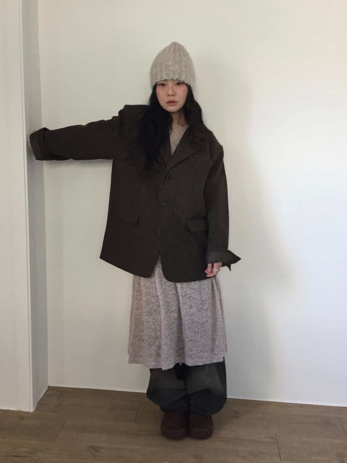 셰퍼드 체크 블레이저 상품이미지2