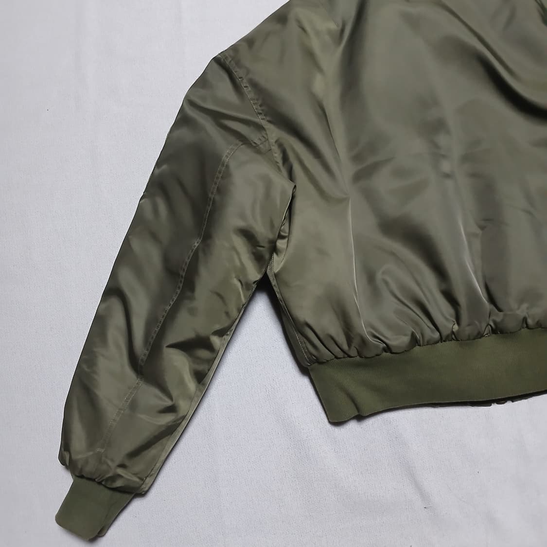 volante 볼란테 금장 항공점퍼 ma-1 패딩 카키 겨울 블루종 상품이미지9