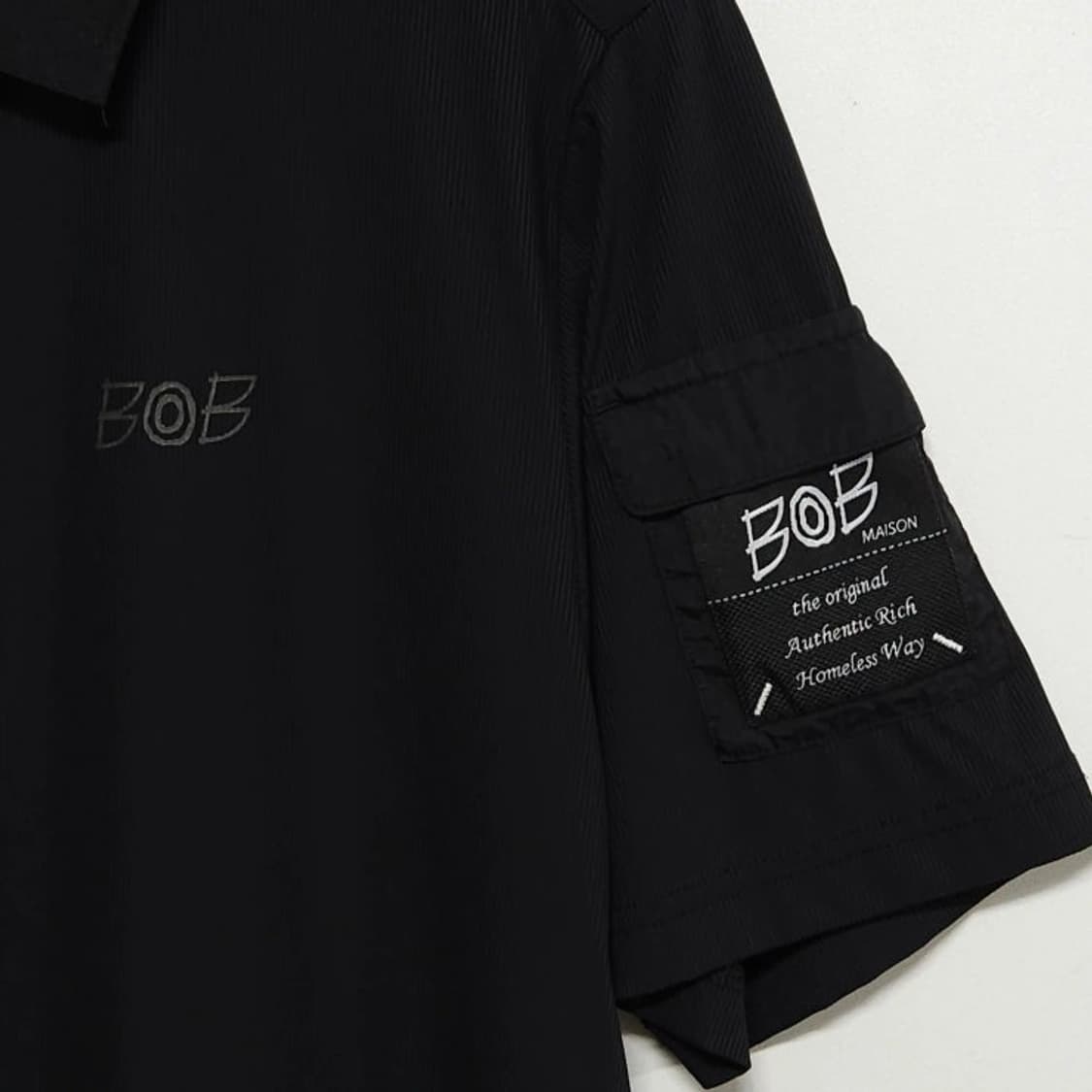 100 BOB 골프 비오비 기능성 반팔 카라티 25시즌 상품이미지3