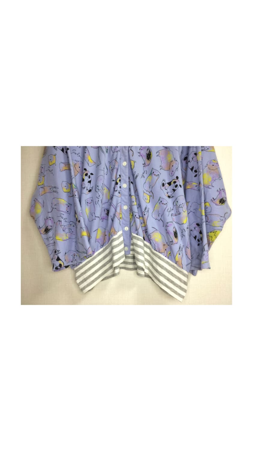 Scolar 스칼라 라이트퍼플 애니멀 프린팅 가디건 상품이미지3