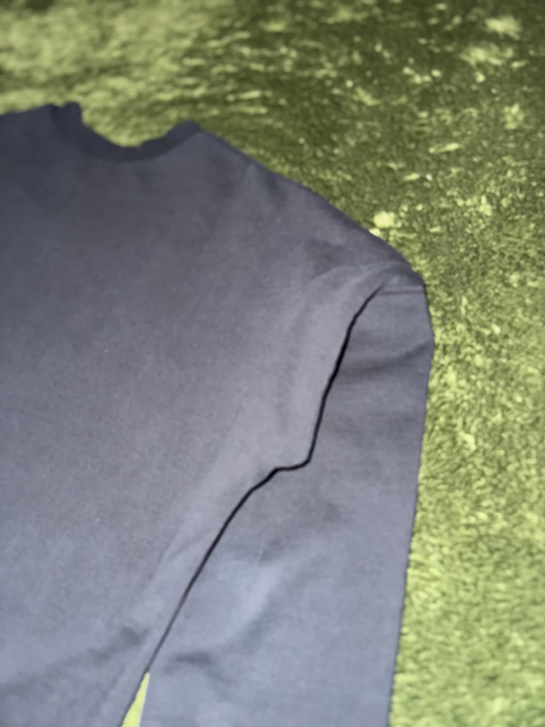 [36] 알렉산더 맥퀸 비즈 디테일 루즈 핏 스웻 셔츠 블랙 상품이미지9