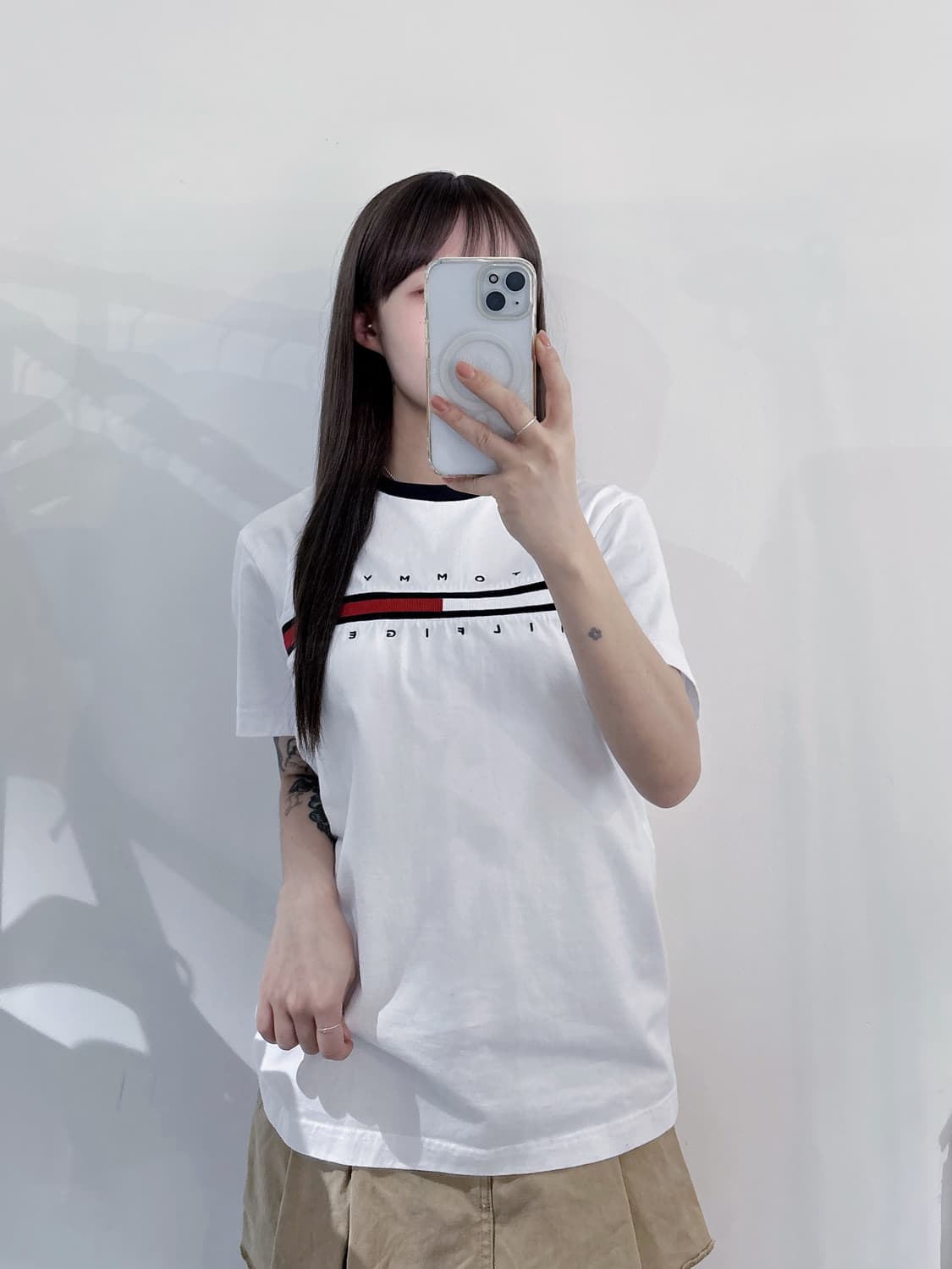 타미힐피거 빅로고 반팔 상품이미지1