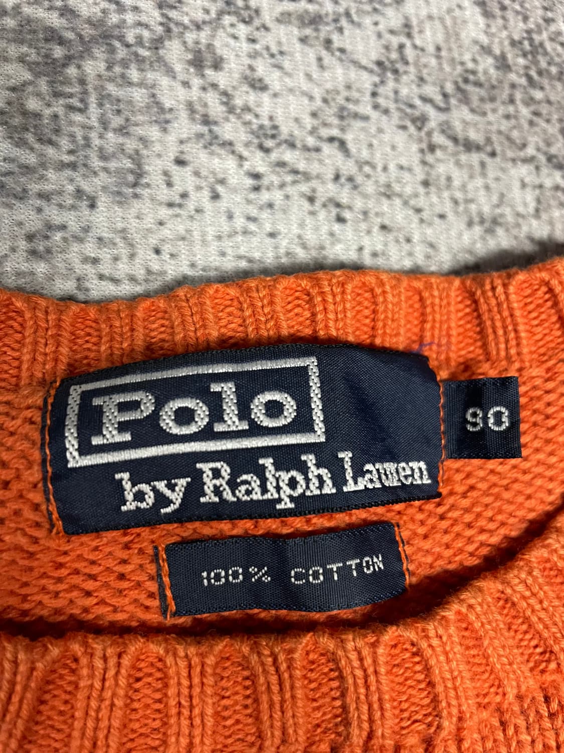 90s Polo RL 해비코튼 니트 상품이미지5