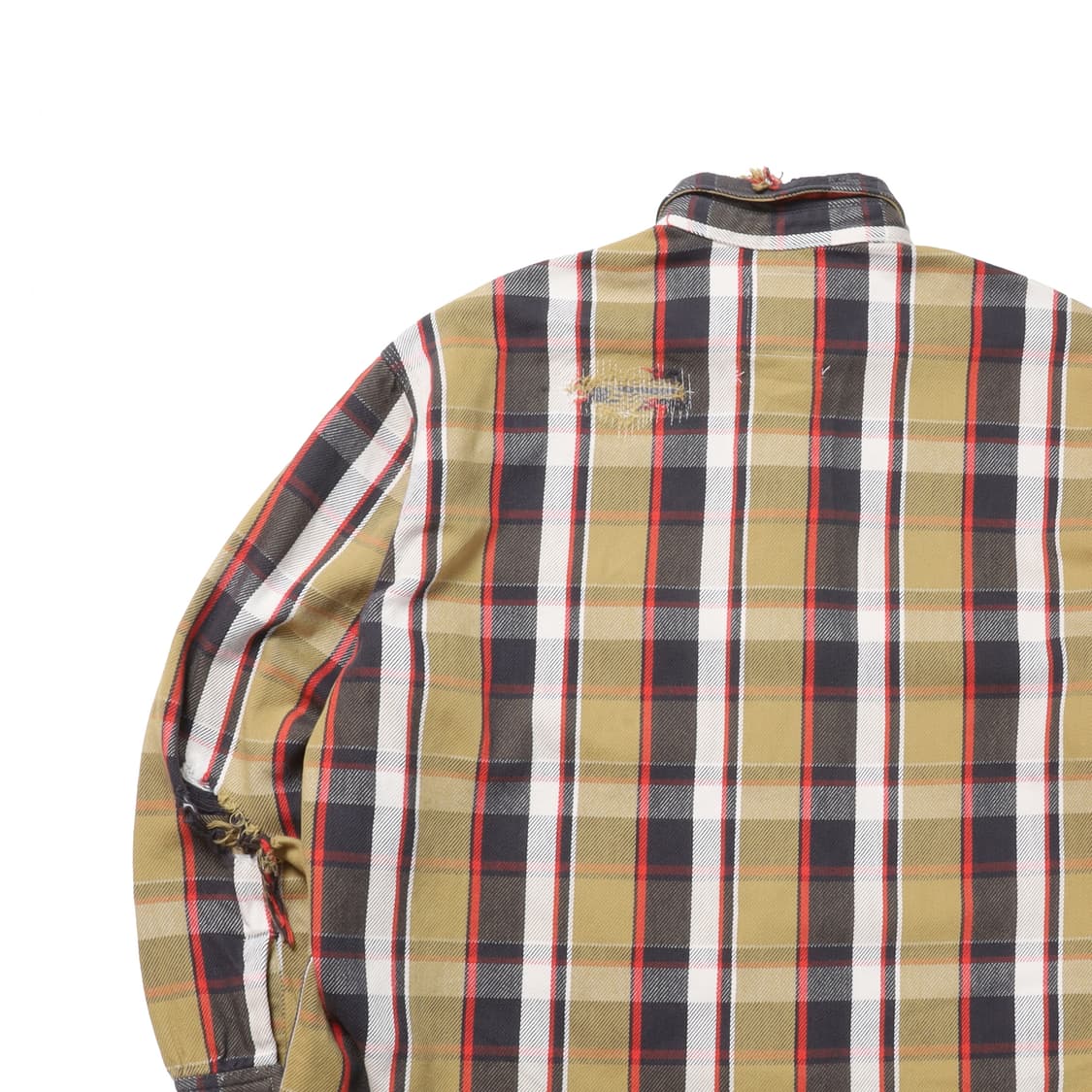 바우와우 BOWWOW Check Damage Shirt  상품이미지5