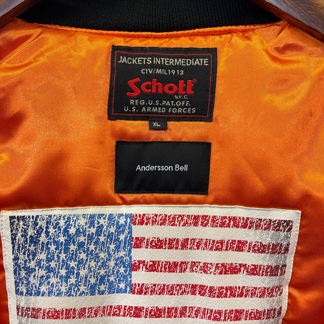 Schott X Andersson Bell 콜라보 MA-1 상품이미지6