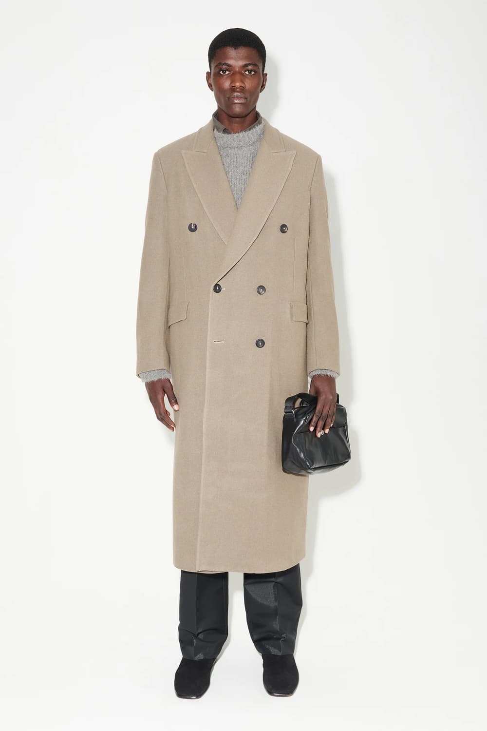 아워레가시 익스텐디드 웨일 코트 피펄 배스 울 50사이즈 상품이미지2