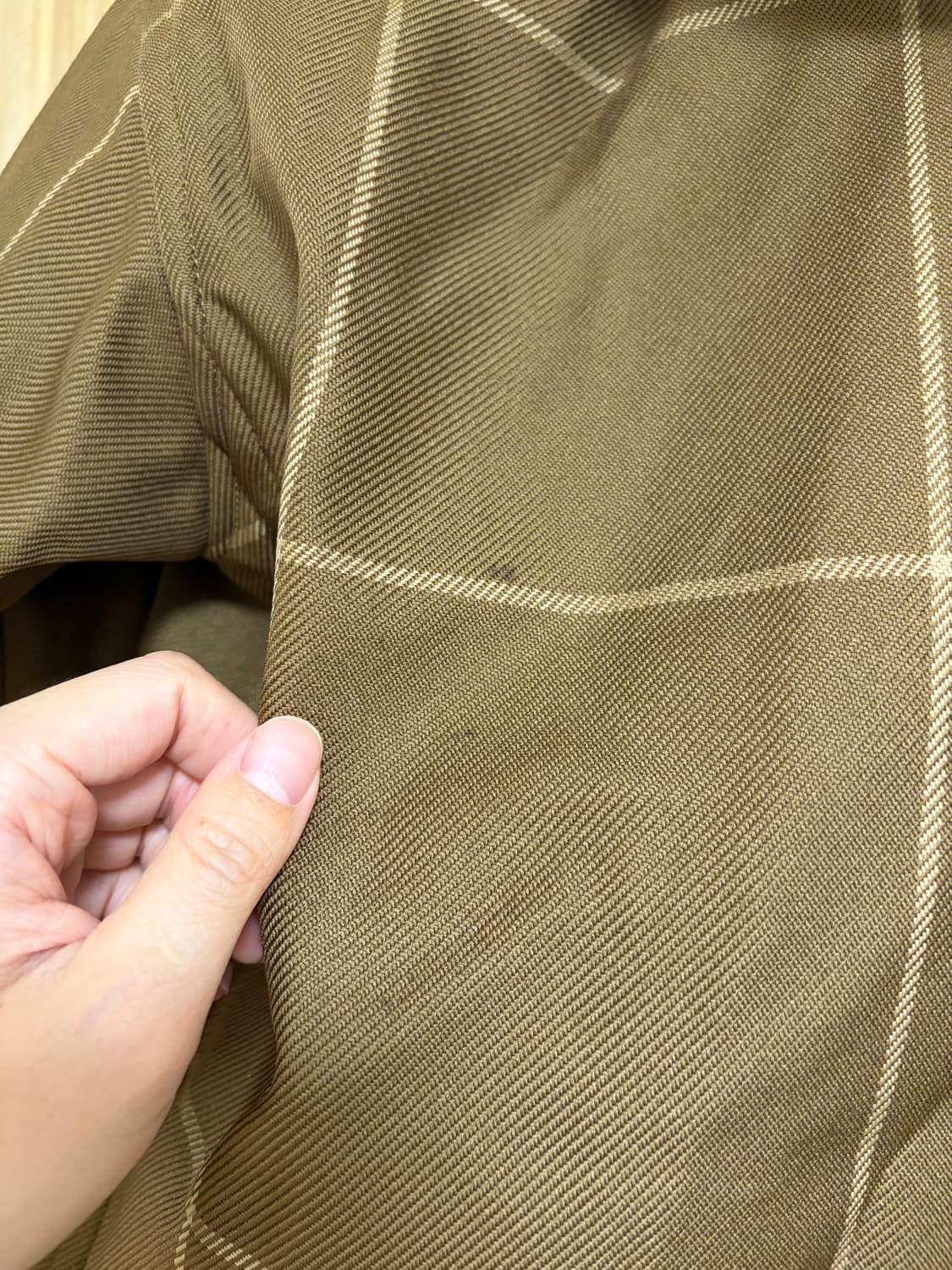 Graphpaper 체크 패턴 코트 사이즈 1 상품이미지5