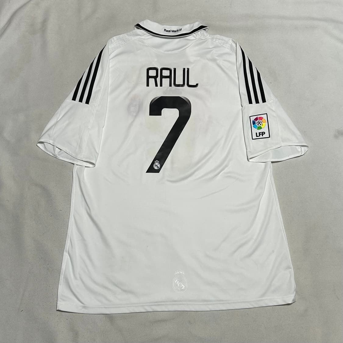 XL 아디다스 래알 마드리드 08-09시즌 홈 유니폼 7. 라울 상품이미지2
