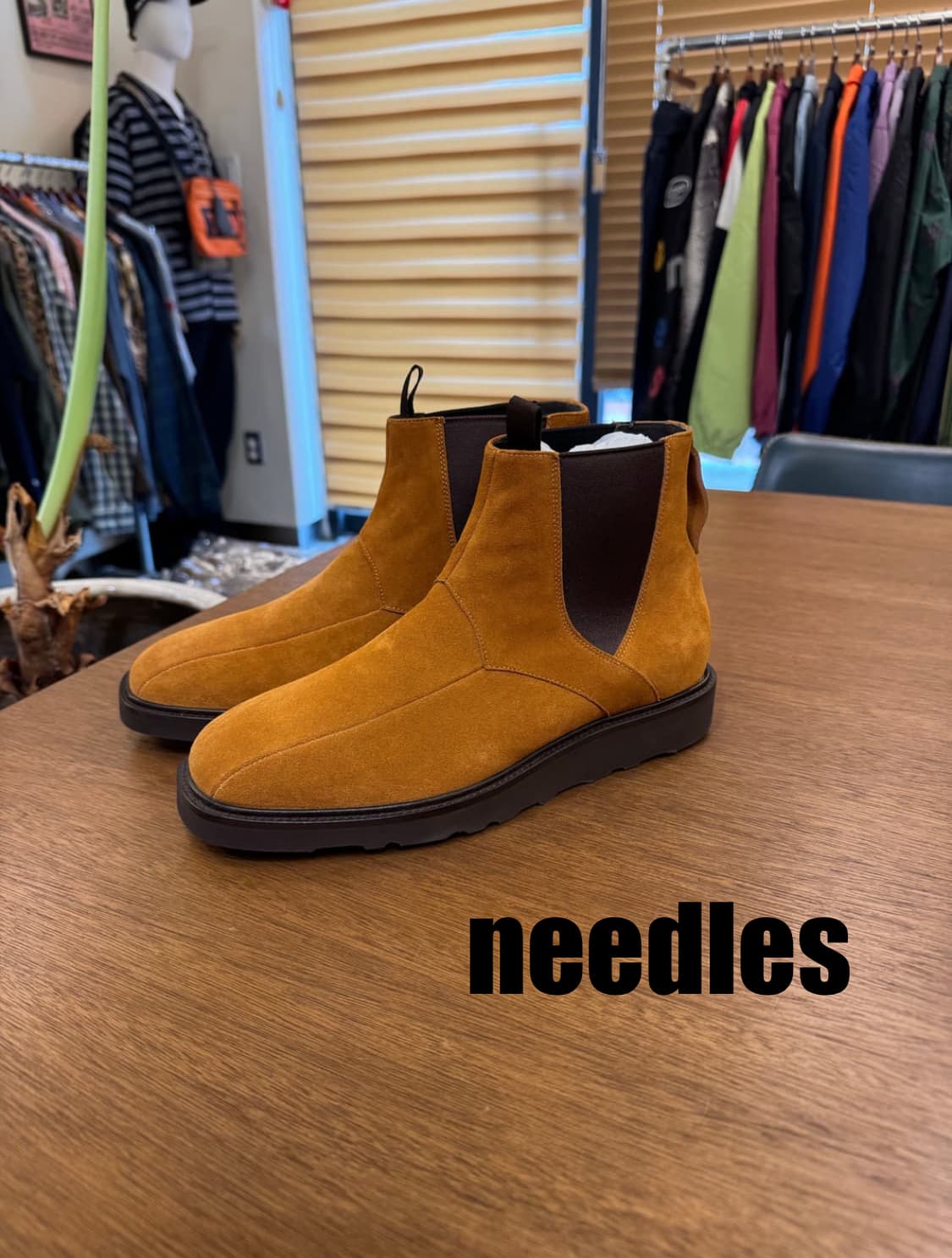 [42][270mm] 니들스 스퀘어 토 첼시 부츠 상품이미지1