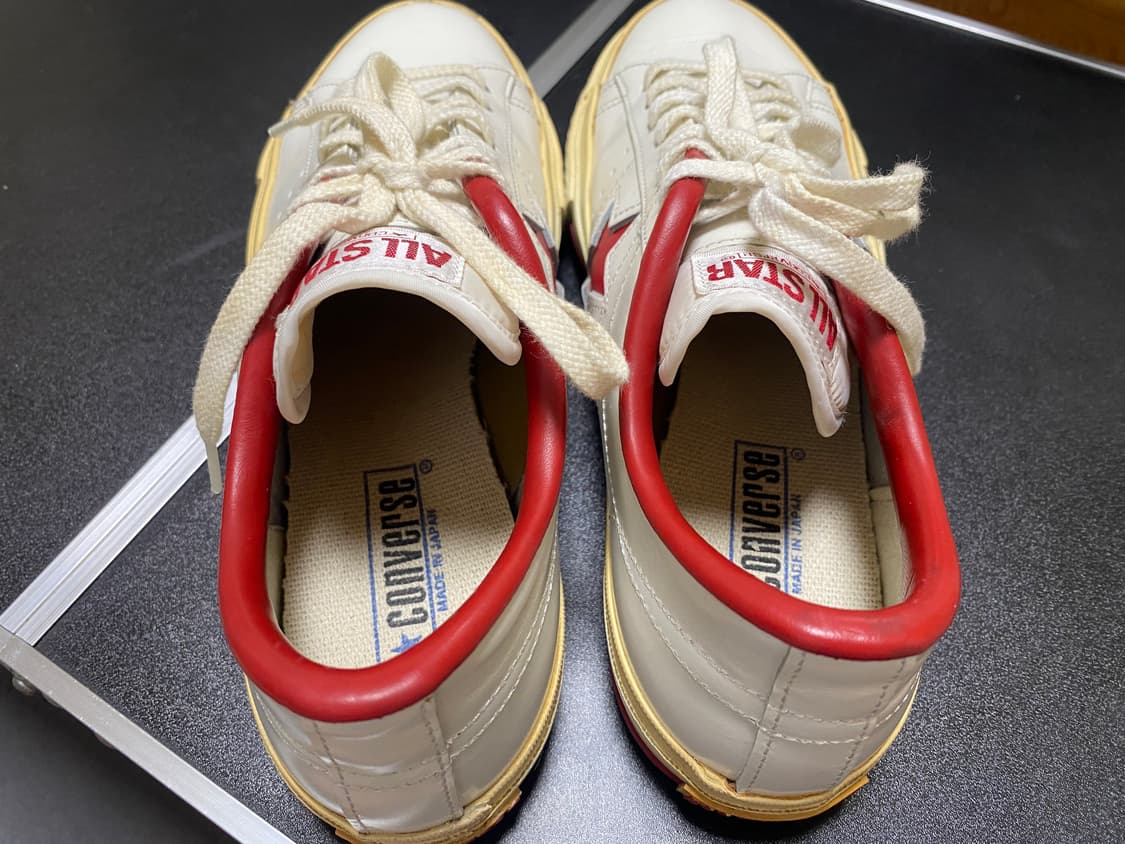 [CONVERSE] 컨버스 재팬 원스타J 6사이즈 화이트/레드 상품이미지3