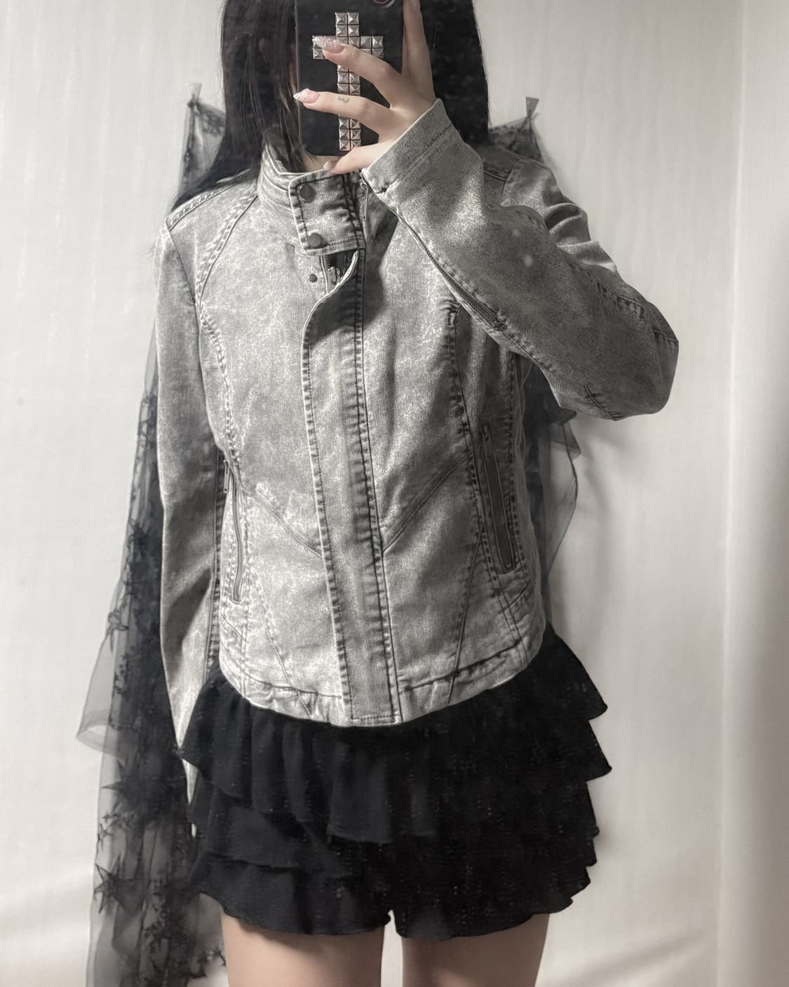 펑크 y2k 바이커 자켓  상품이미지2