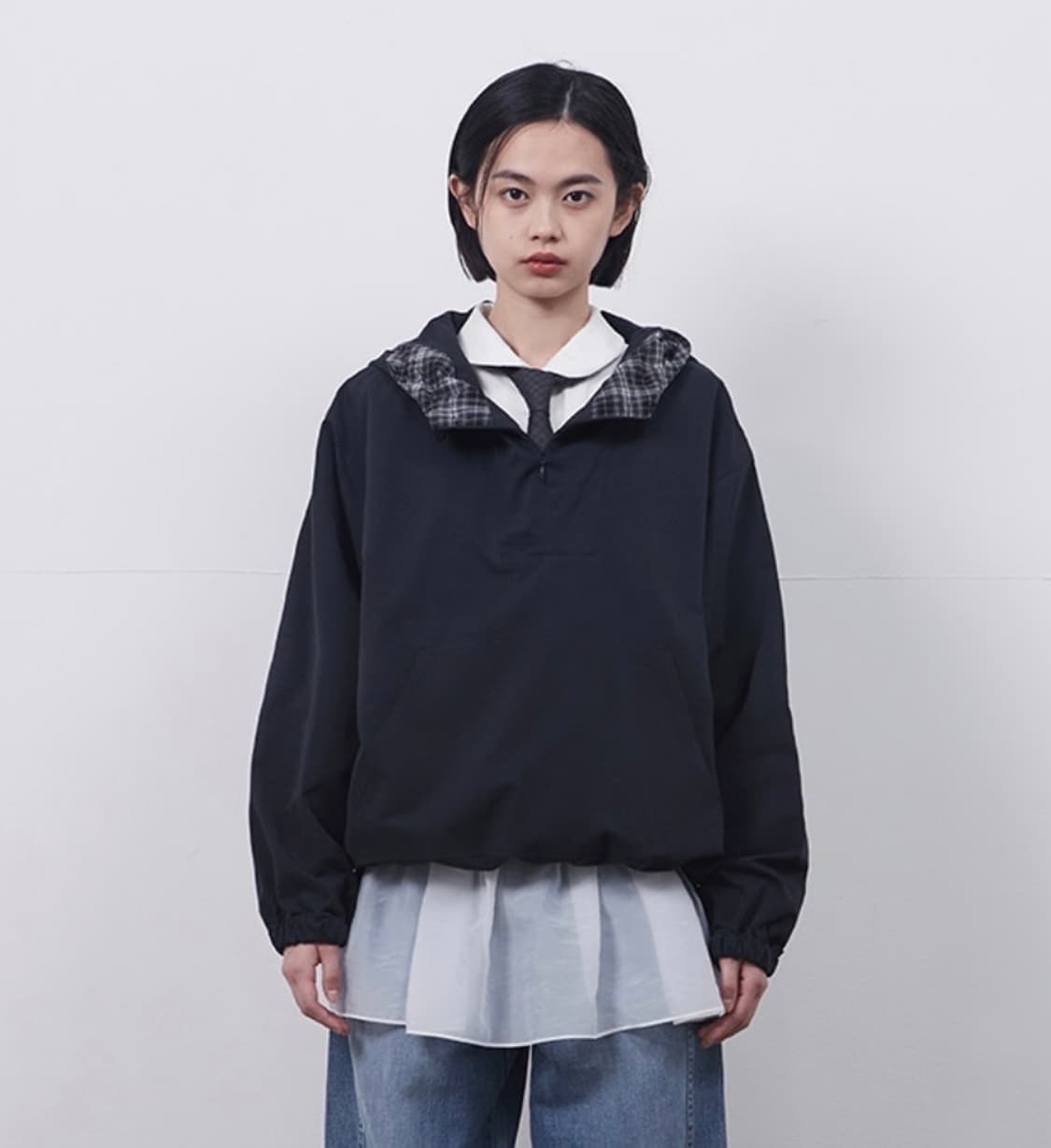 오헤시오 아노락 네이비 상품이미지1