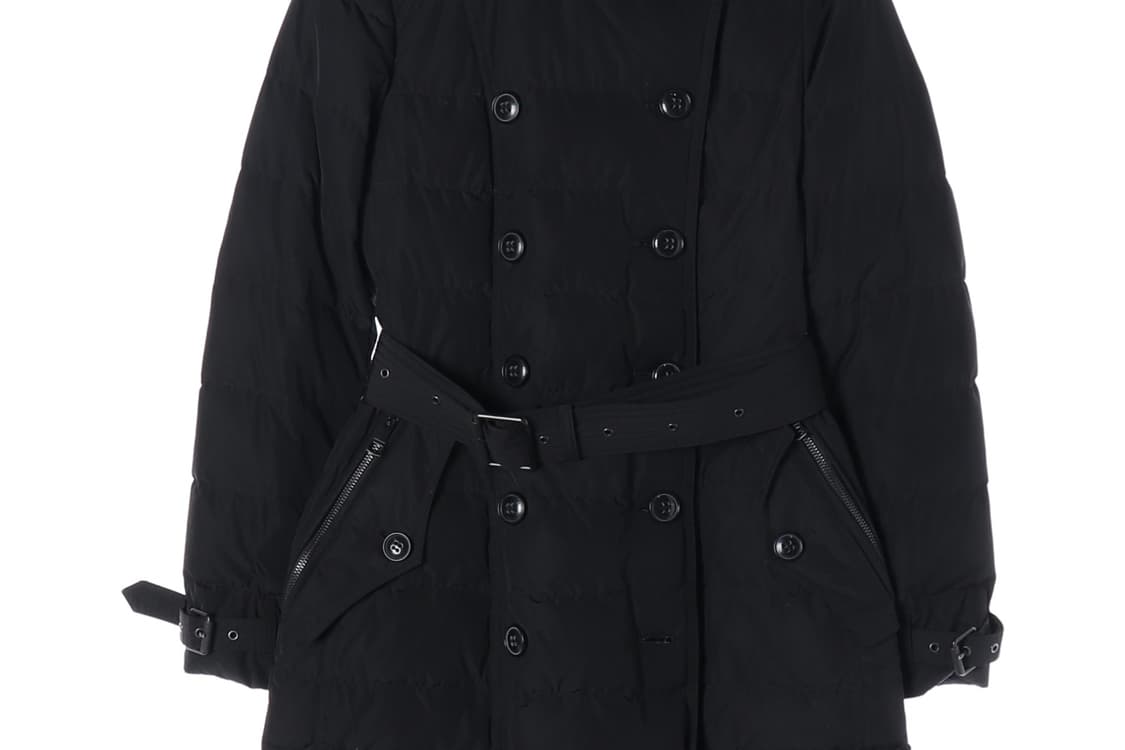 버버리 브릿 덕다운 여우모피 후디 더블버튼 롱 벨트 패딩 블랙 XS
 상품이미지4