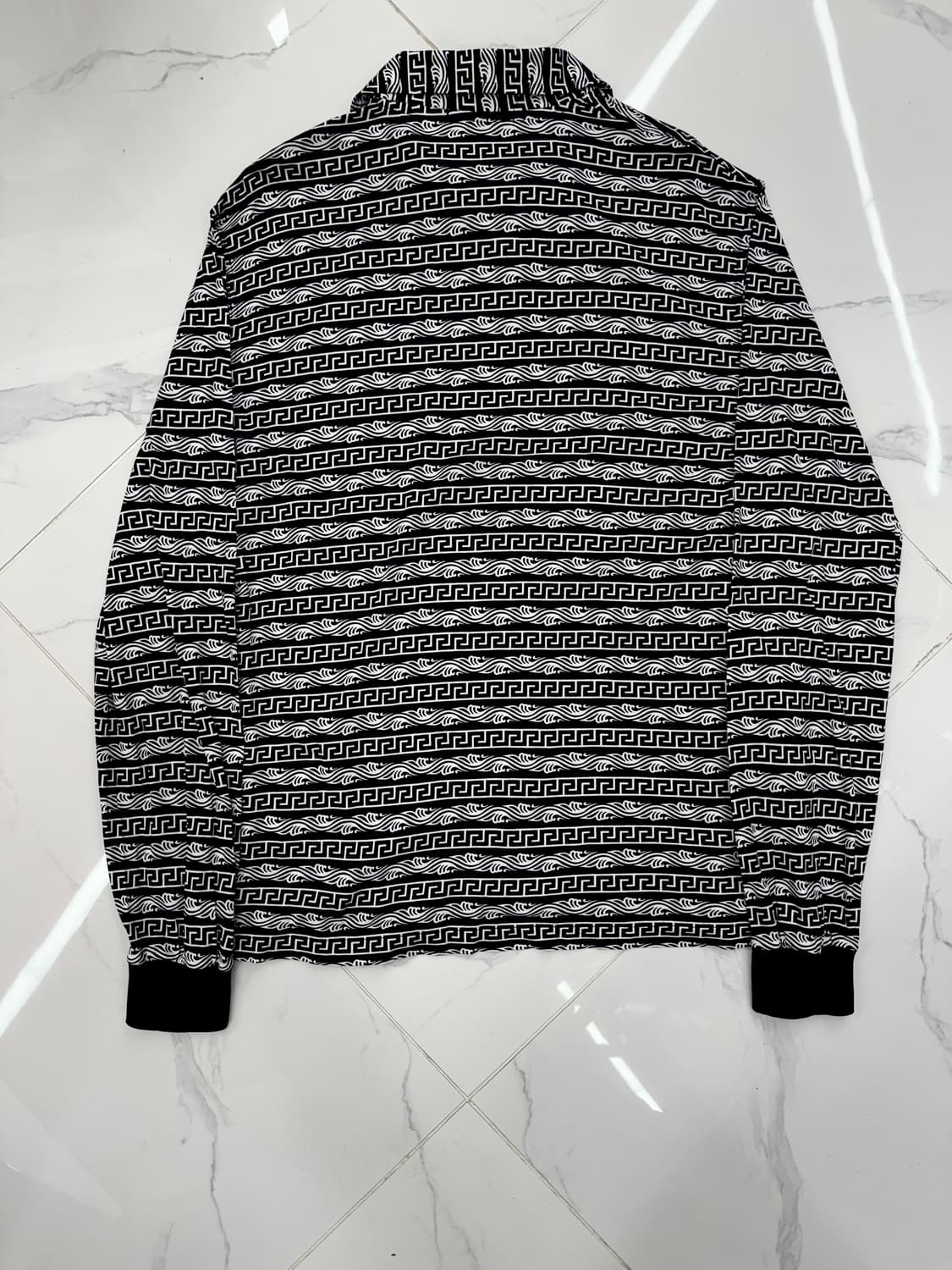 •VERSACE 베르사체 블랙 패턴 긴팔 셔츠 상품이미지2