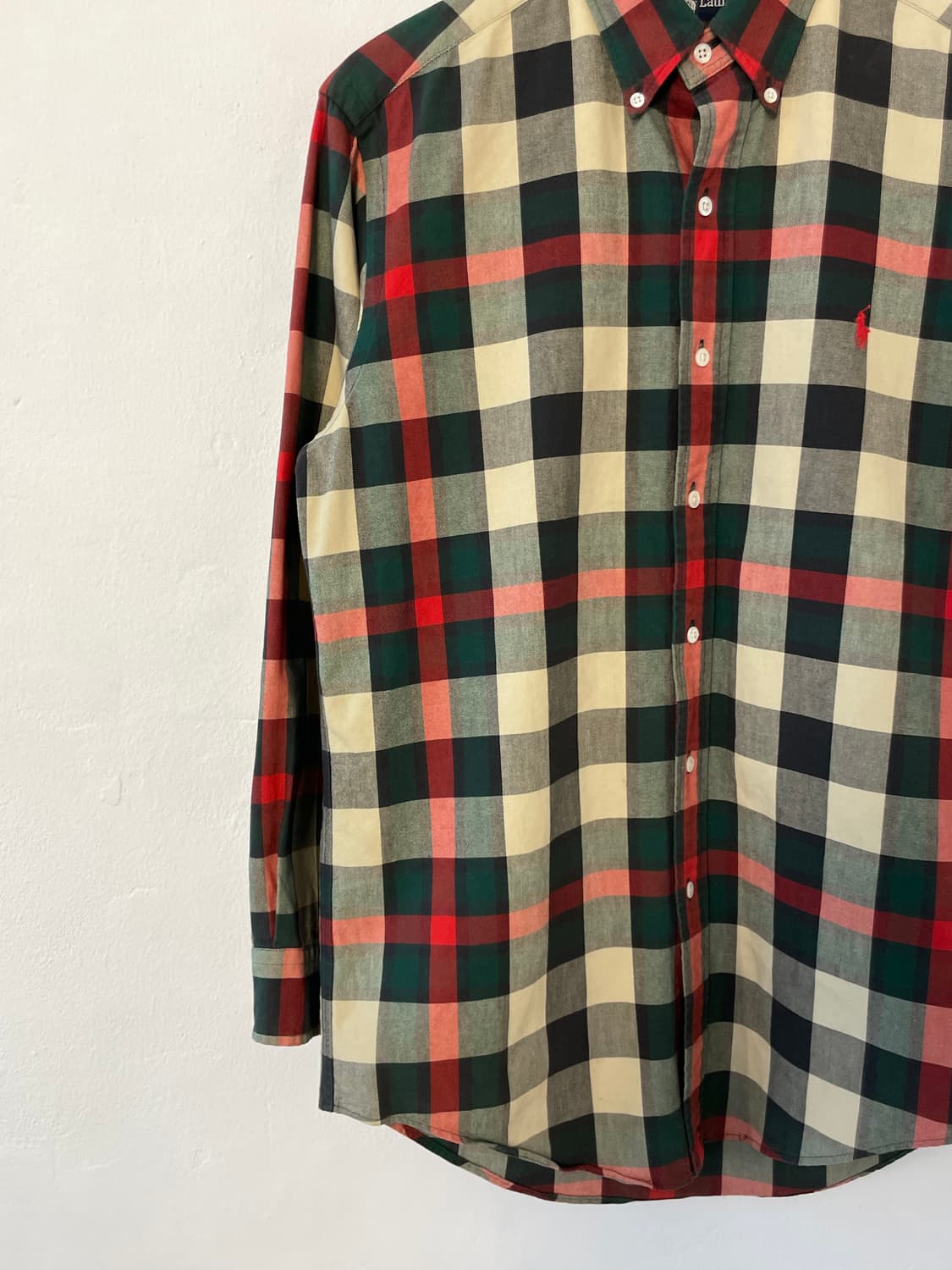 폴로 코튼 체크 셔츠  상품이미지3