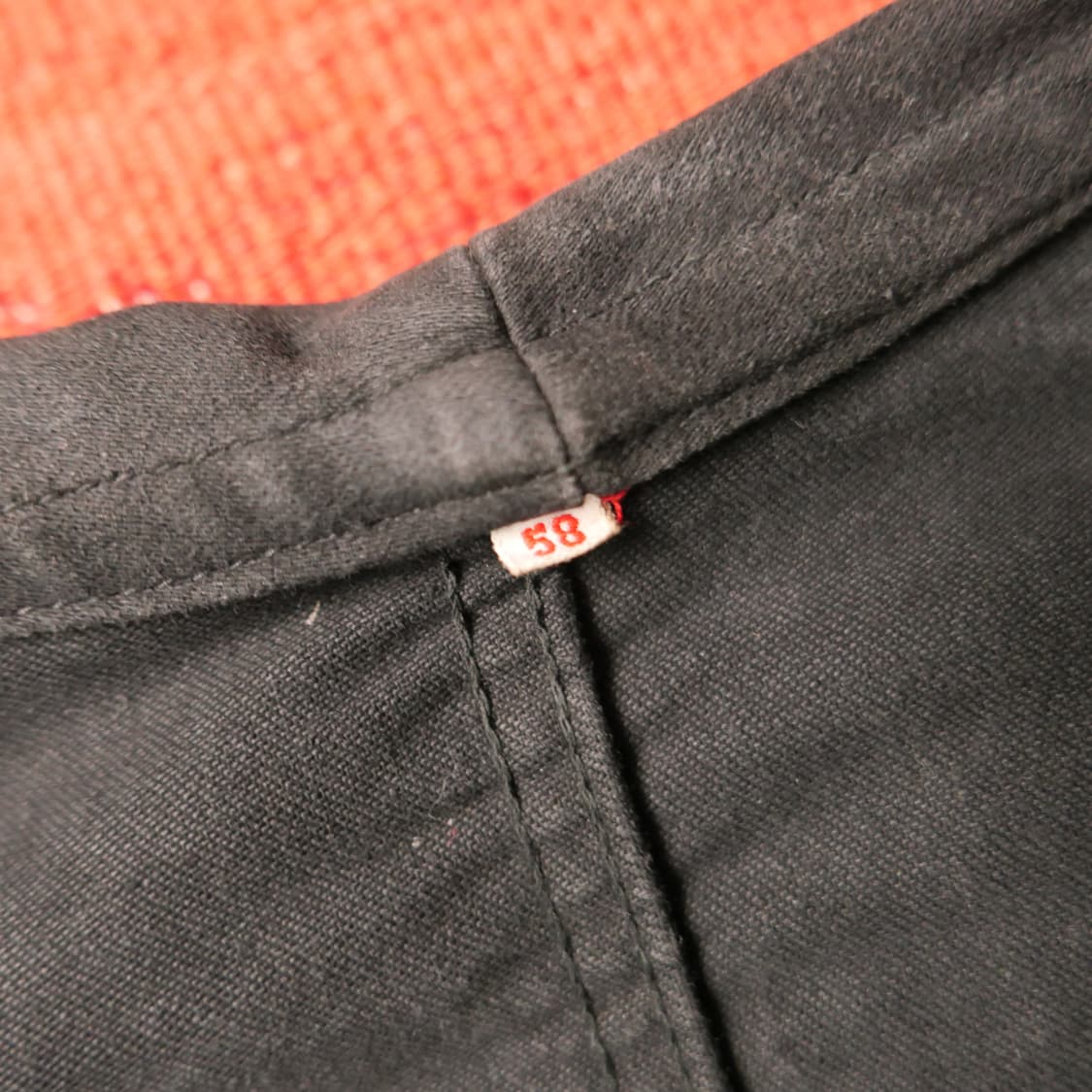 [Rare] 50s French Black moleskin jacket 상품이미지8