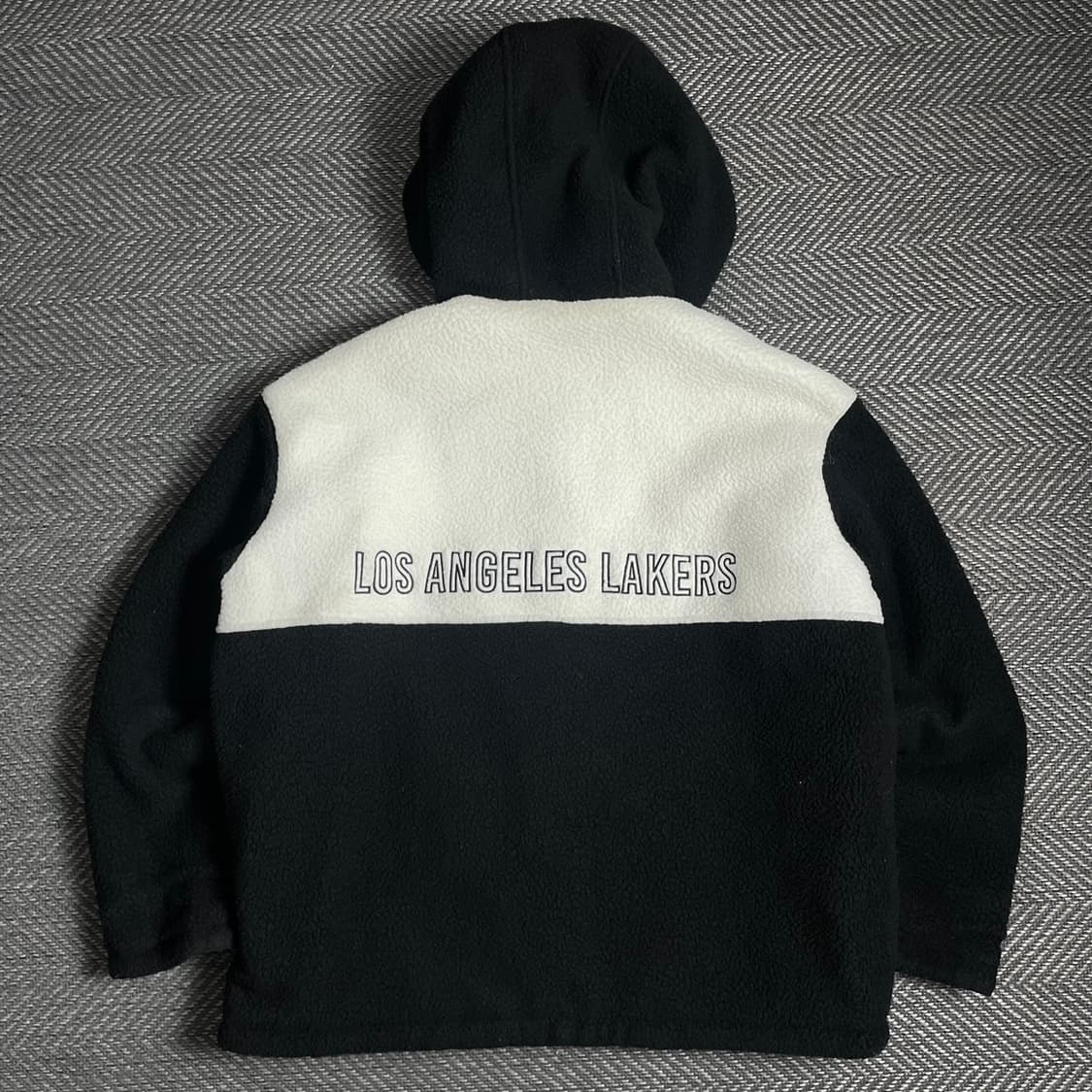 NBA LA레이커스 빅로고 리버시블 플리스 후드 자켓y 5190 상품이미지8