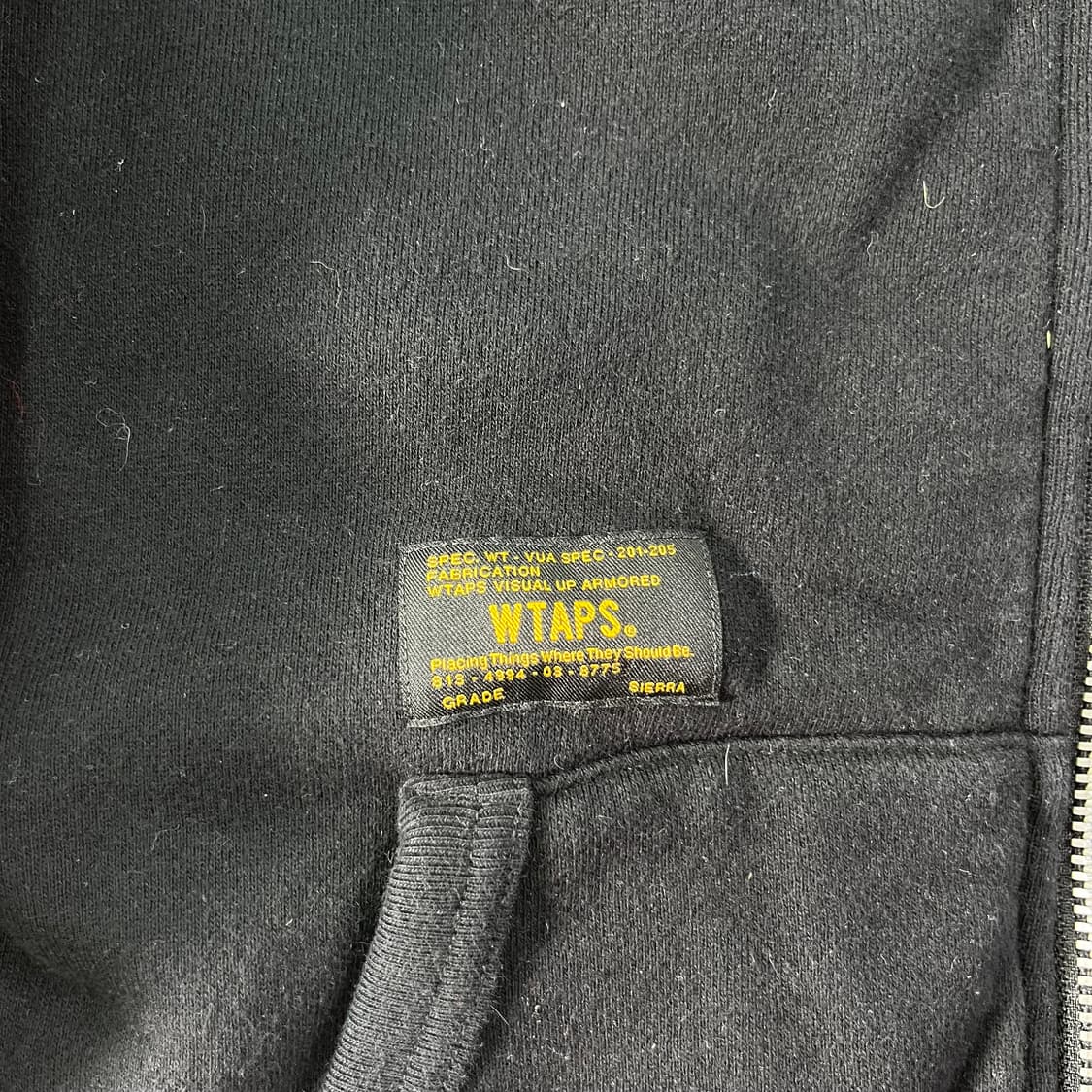 95 더블탭스 양털 후드집업  상품이미지4