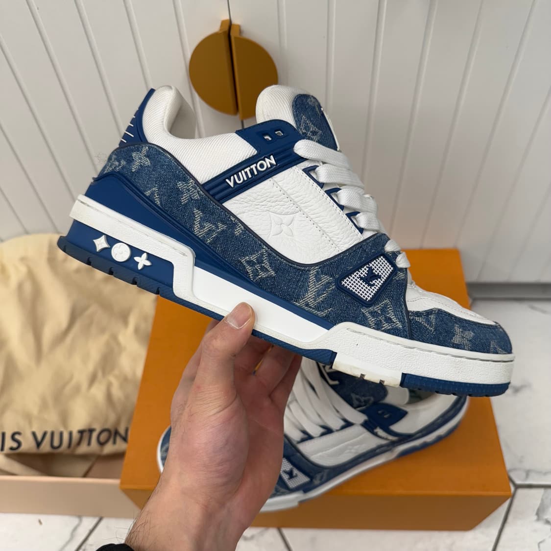[7] 루이비통 트레이너 데님 스니커즈 상품이미지7