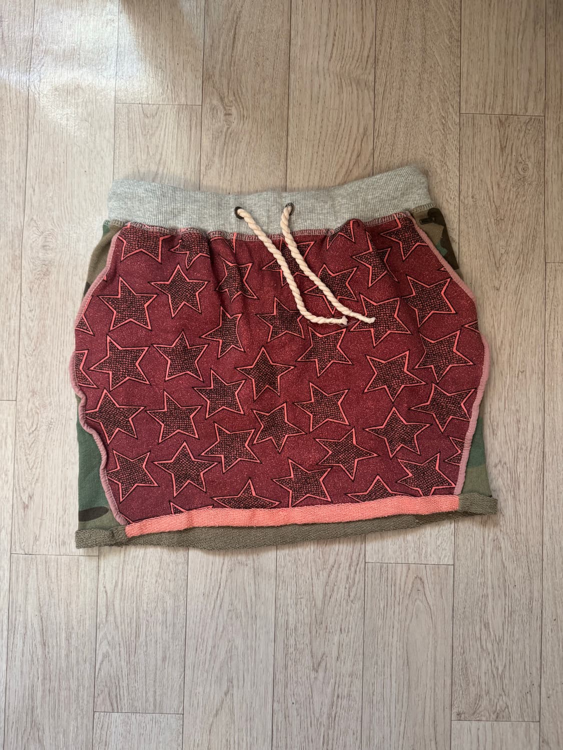 별 배색 다이마루 스커트 상품이미지3