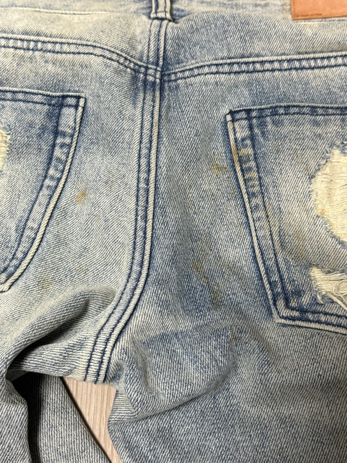 S45 디스트레드 데님팬츠 상품이미지10