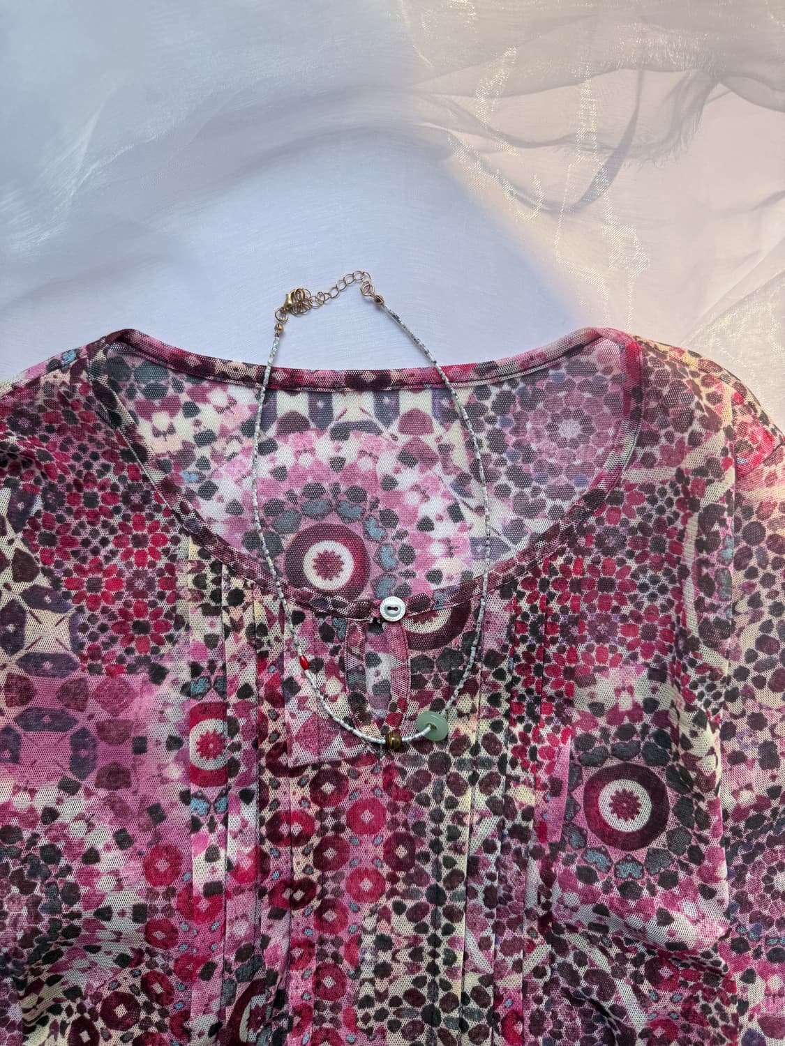 Oriental See-Through Blouse 0240 상품이미지5