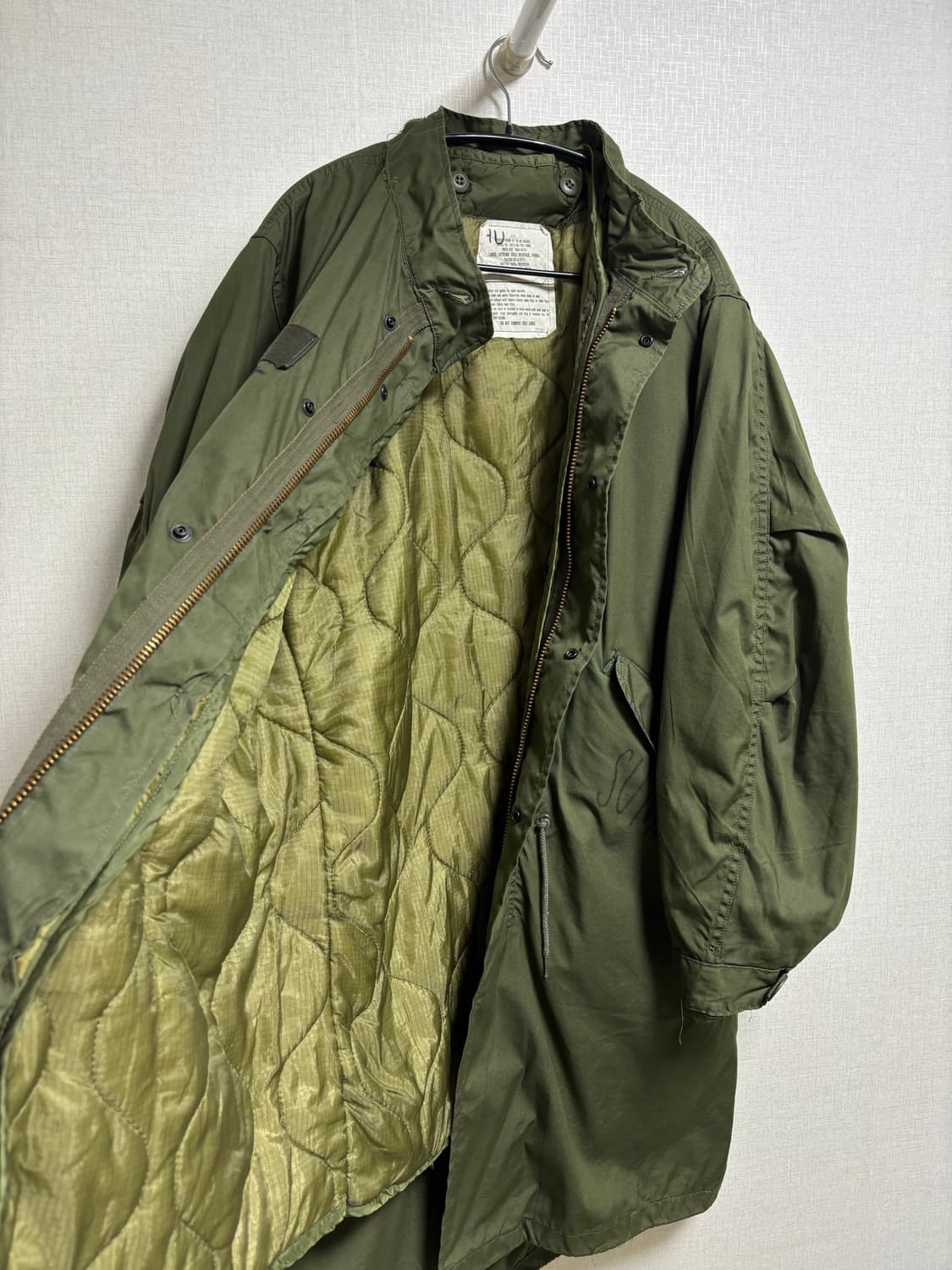 80s 오리지날 U.S. M-65 피쉬테일 자켓 (내피포함) 상품이미지3