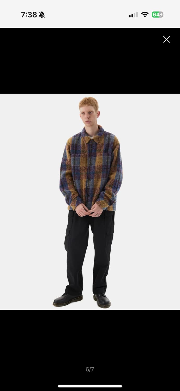 디네뎃 폴리스 체크셔츠 상품이미지3