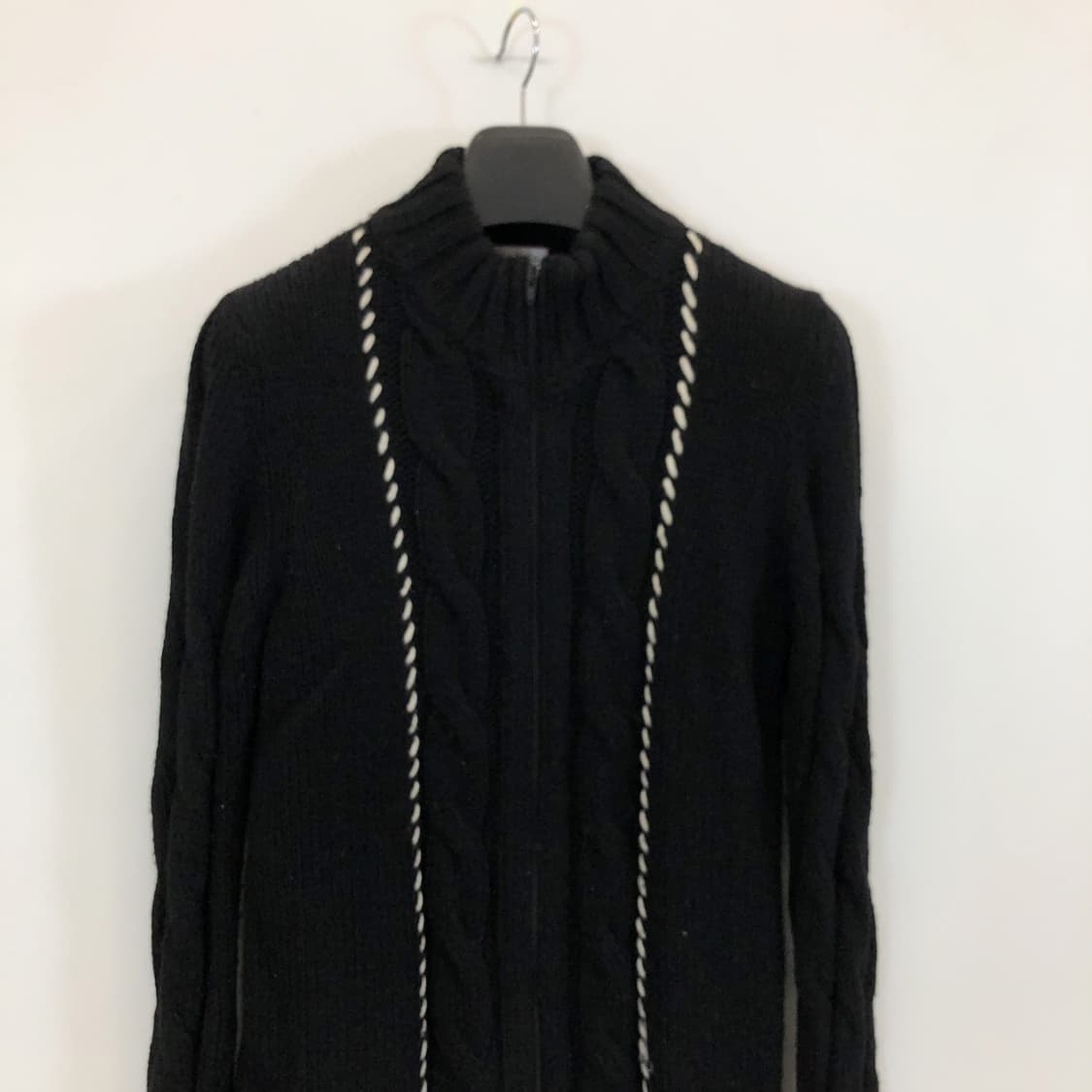 막스앤코 막스마라 이태리 케이블 니트집업 L 헤비울 상품이미지3