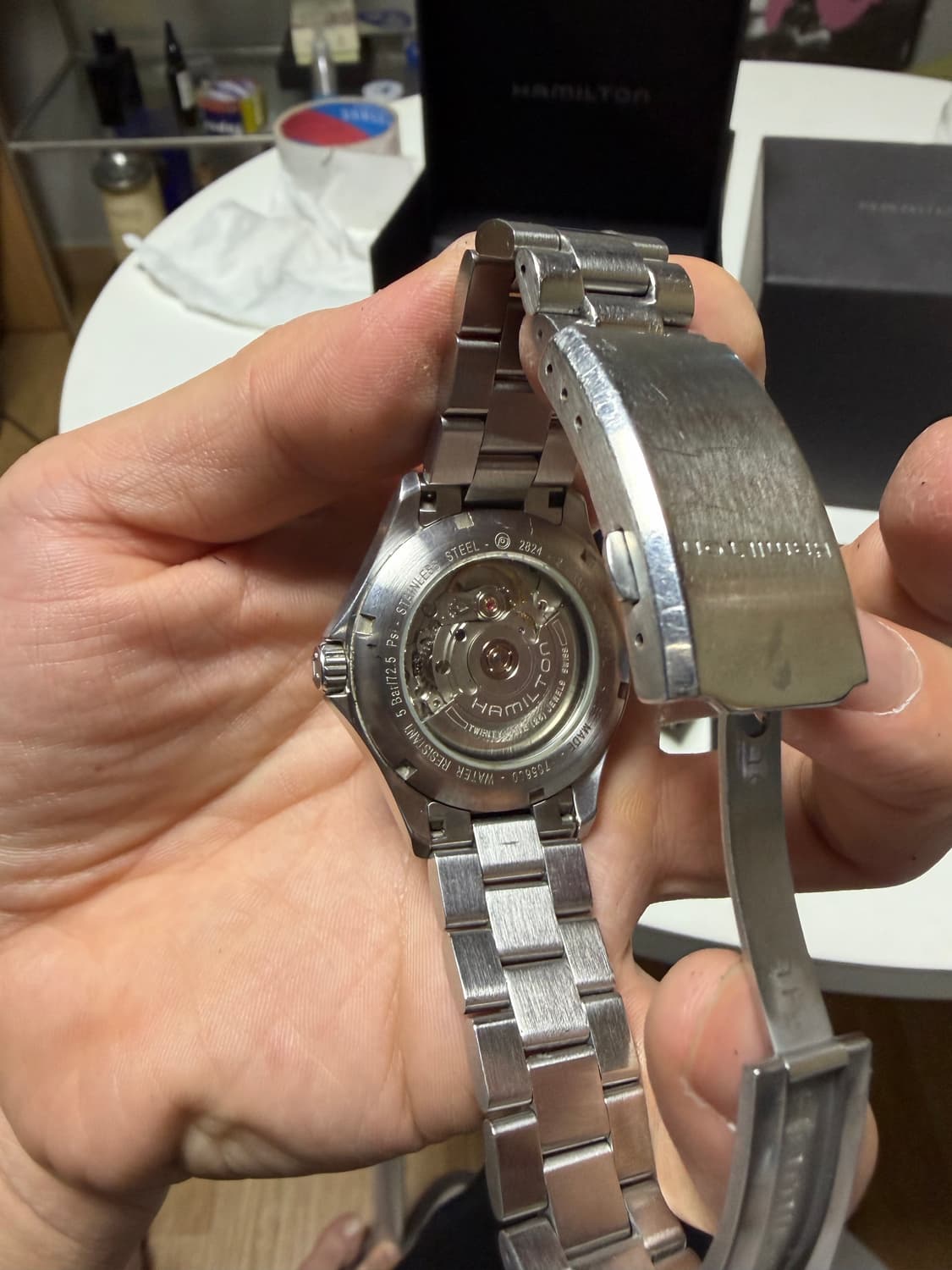 해밀턴 카키 에비에이션 오토 시계 38mm 상품이미지4