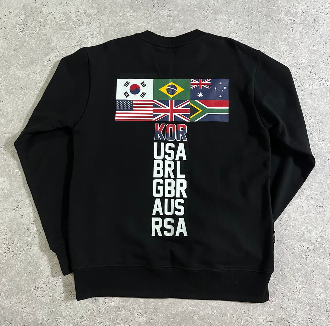 블랙 라벨 맨투맨 블랙 상품이미지3