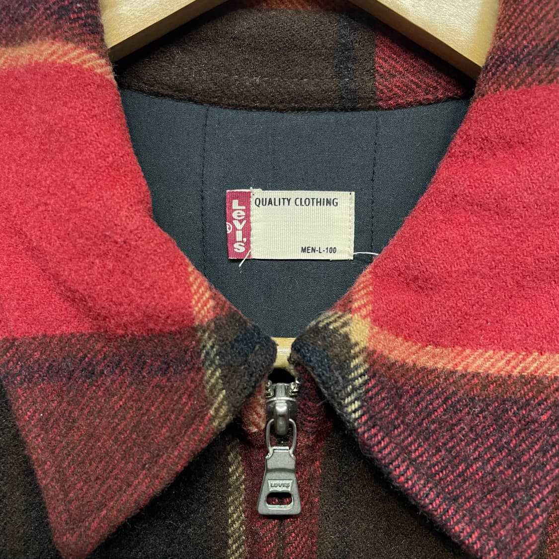 리바이스 체크 울 자켓 상품이미지4