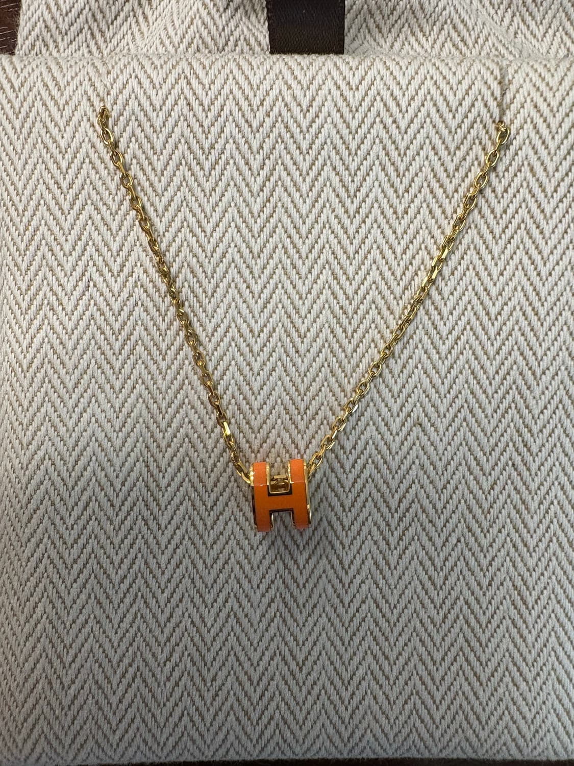 에르메스 팝아슈 펜던트 골드하드웨어&오랑쥬 상품이미지2