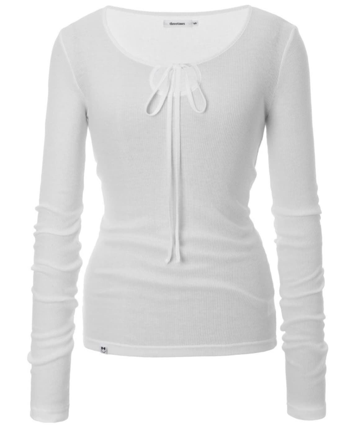 쓰리타임즈 hazy top 헤이지탑 아이보리 M 상품이미지1