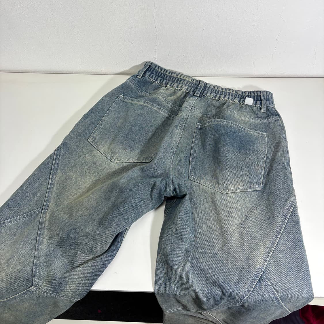 L 엑스톤즈 연청 레귤러핏 데님팬츠 상품이미지4