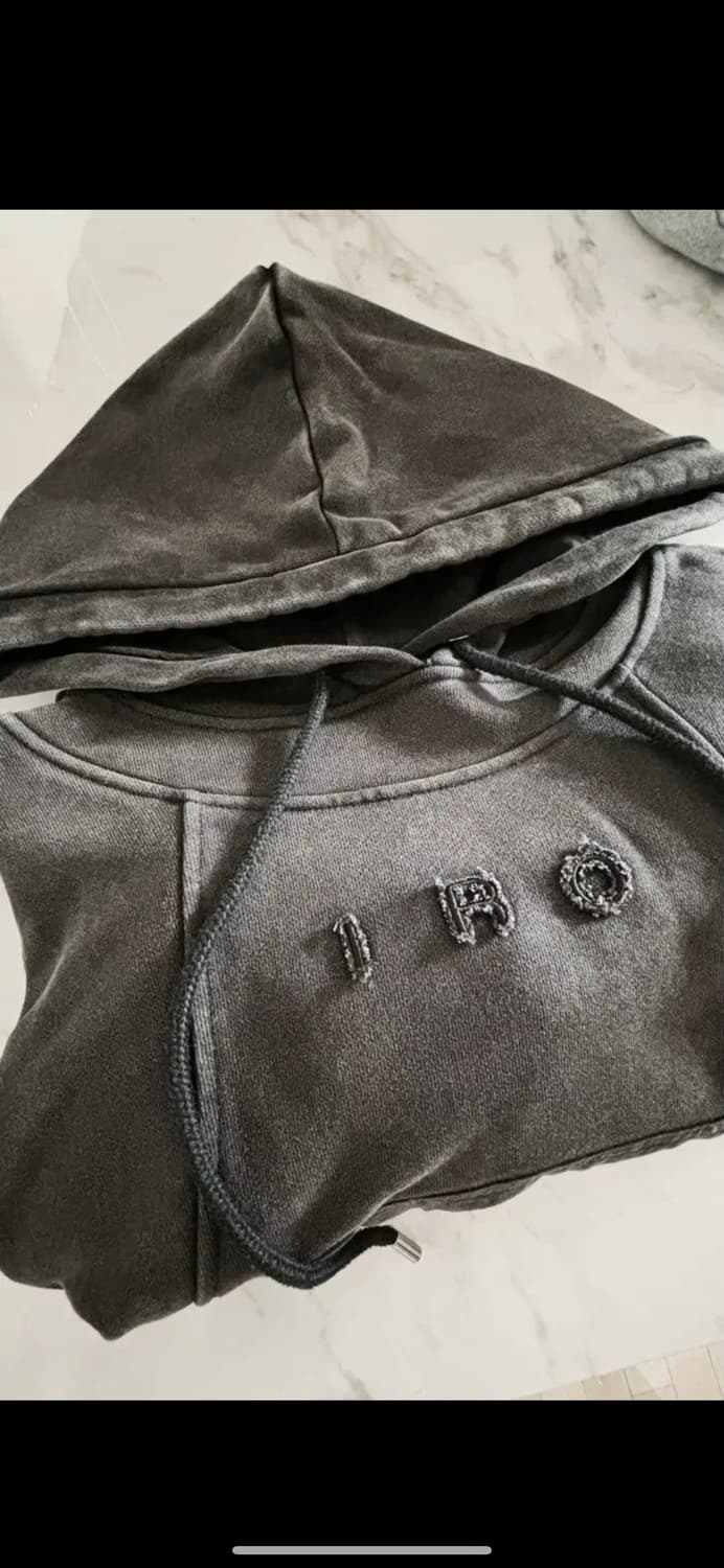 이로IRO 워시드 크롭후드 상품이미지1