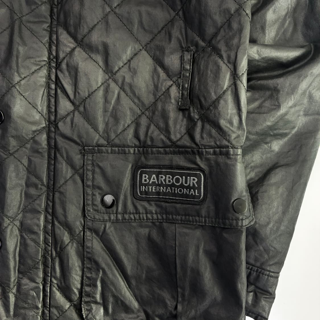 Barbour 바버 인터네셔널 에쉬비 퀼튀드 왁스 자켓 상품이미지4