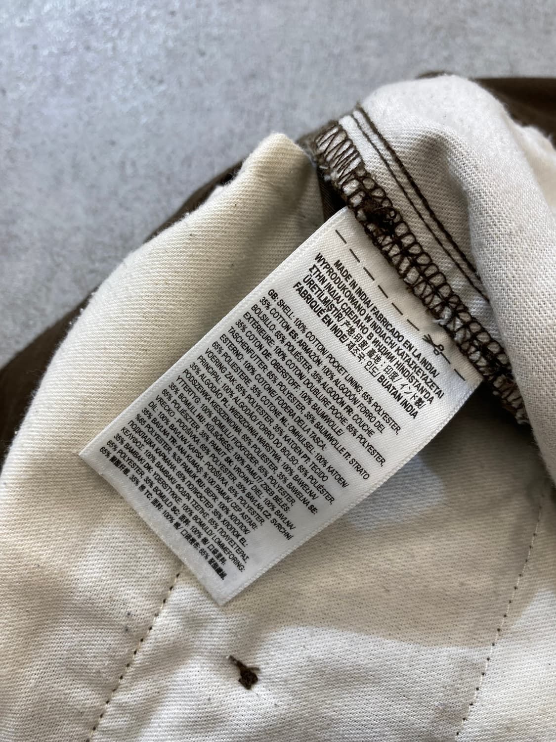 [36] Vans 반스 어센틱 브라운 배기핏 치노팬츠 상품이미지8