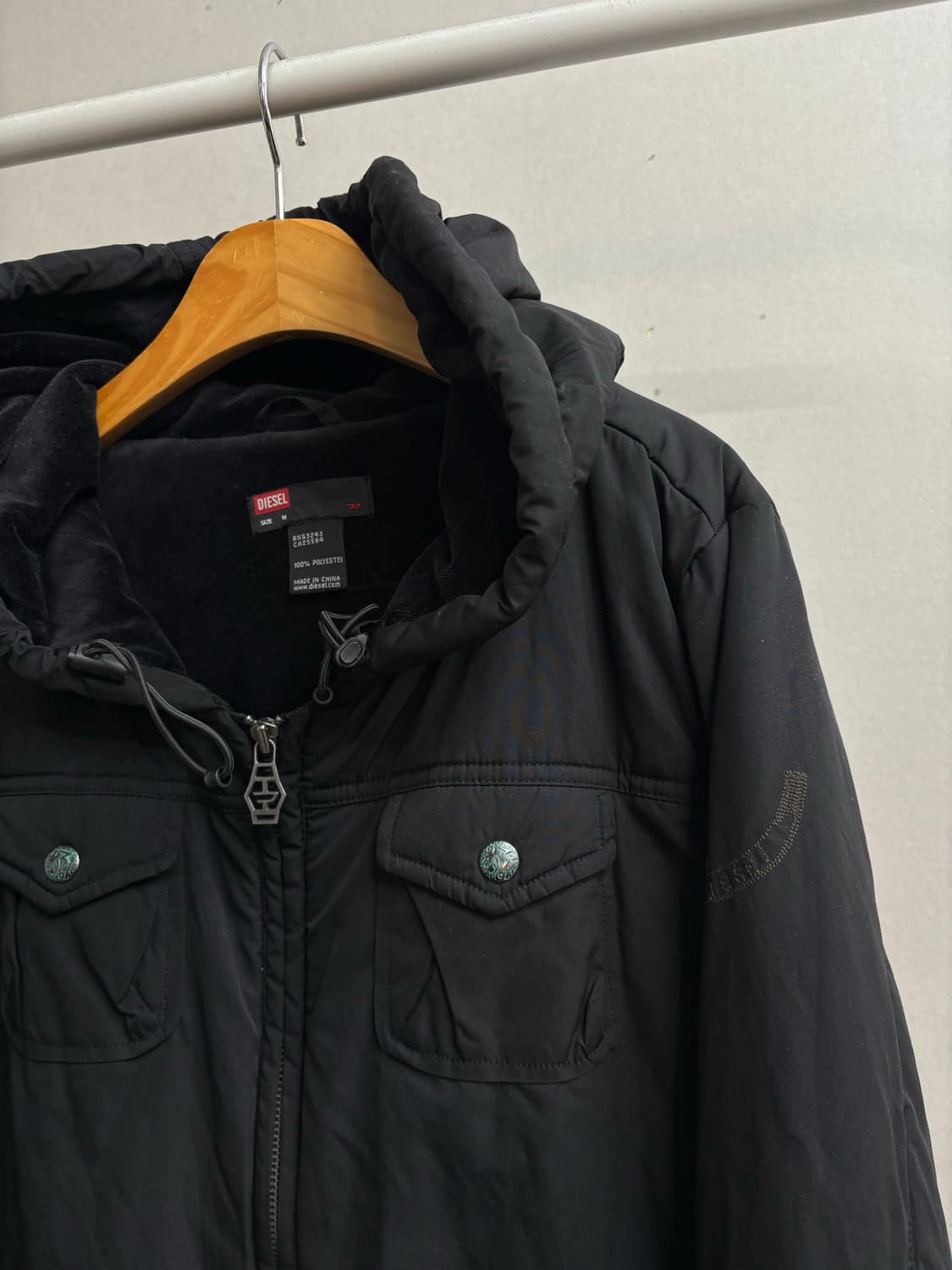 디젤00s 아카이브 후디 자켓 상품이미지2