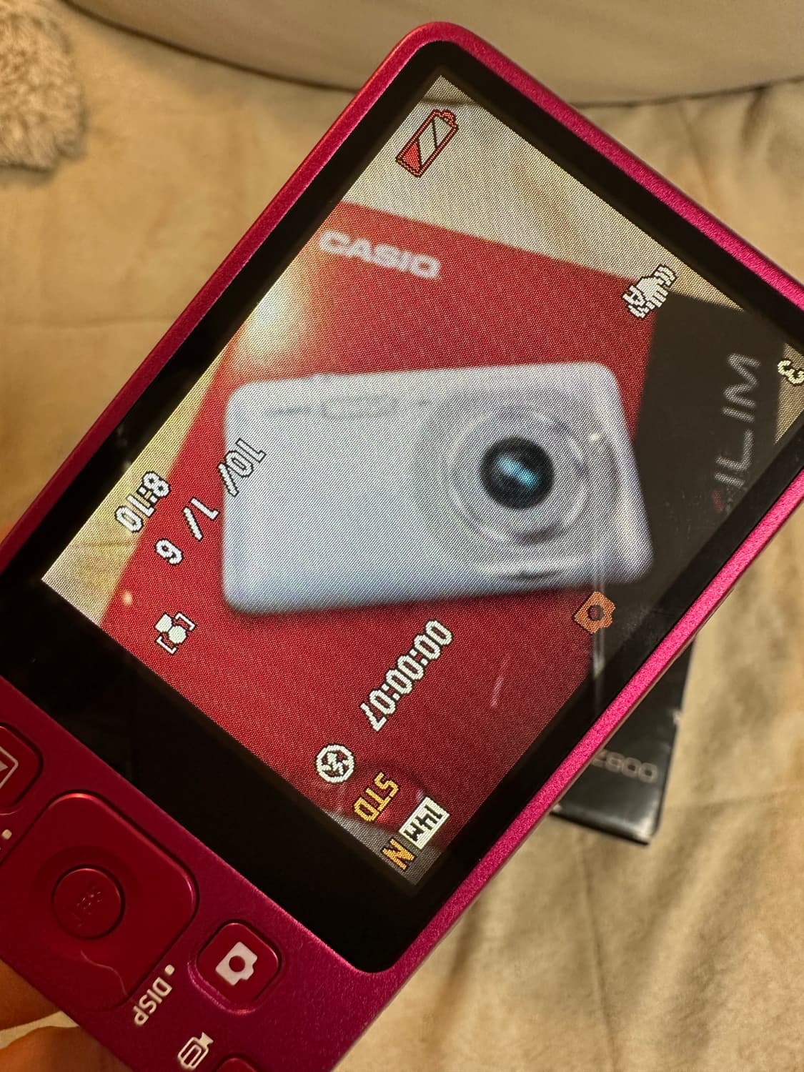 (풀박스) 카시오 엑슬림 z800 디지털카메라 디카 카메라  상품이미지3