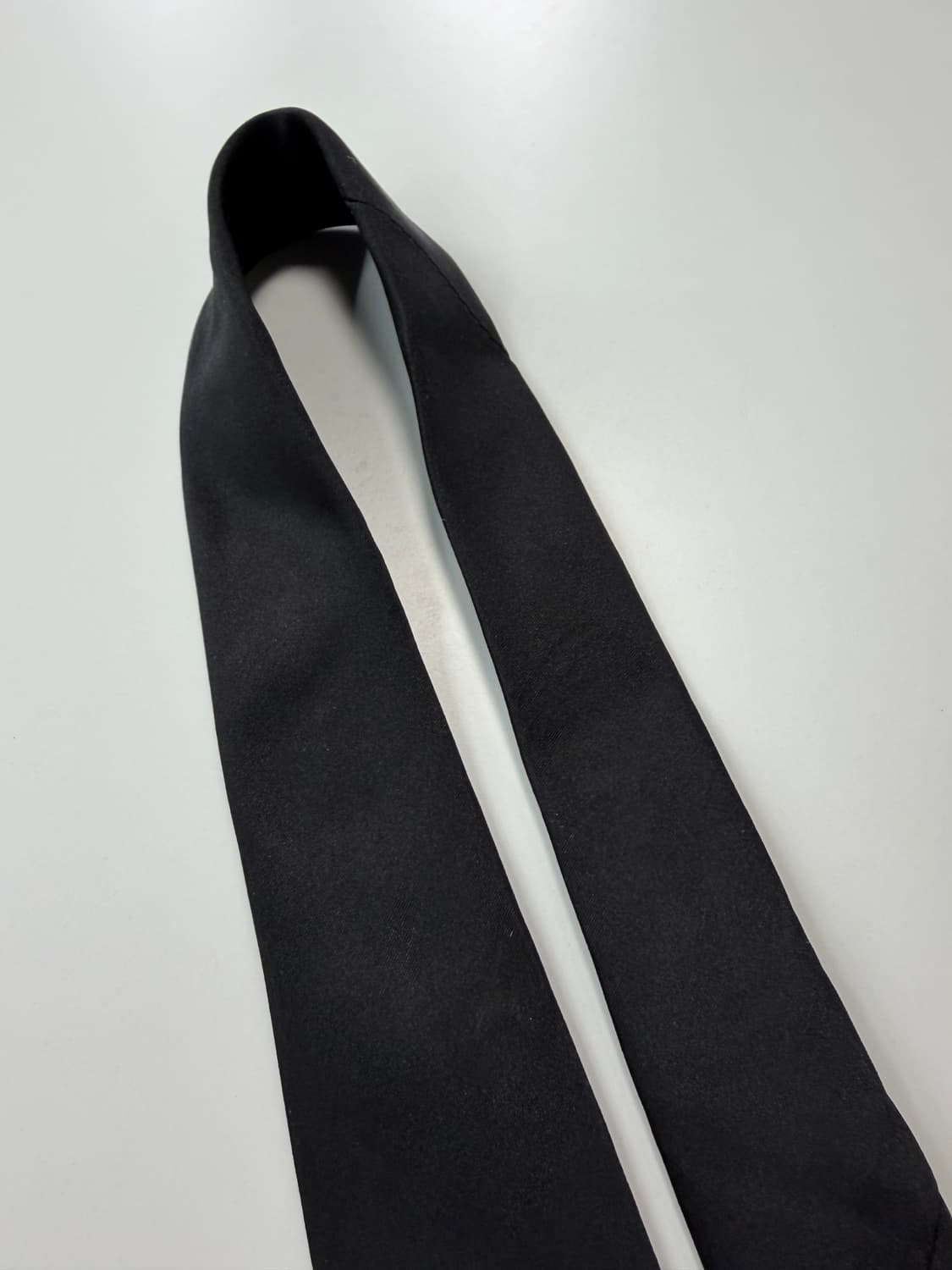 블랙 실크 혼방 넥타이 8cm 상품이미지7