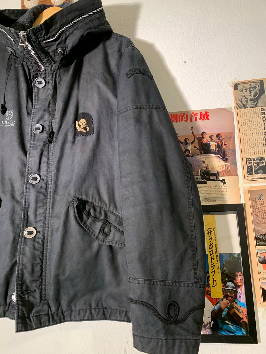 Luker by neiborhood 해골 패치 파카 상품이미지9