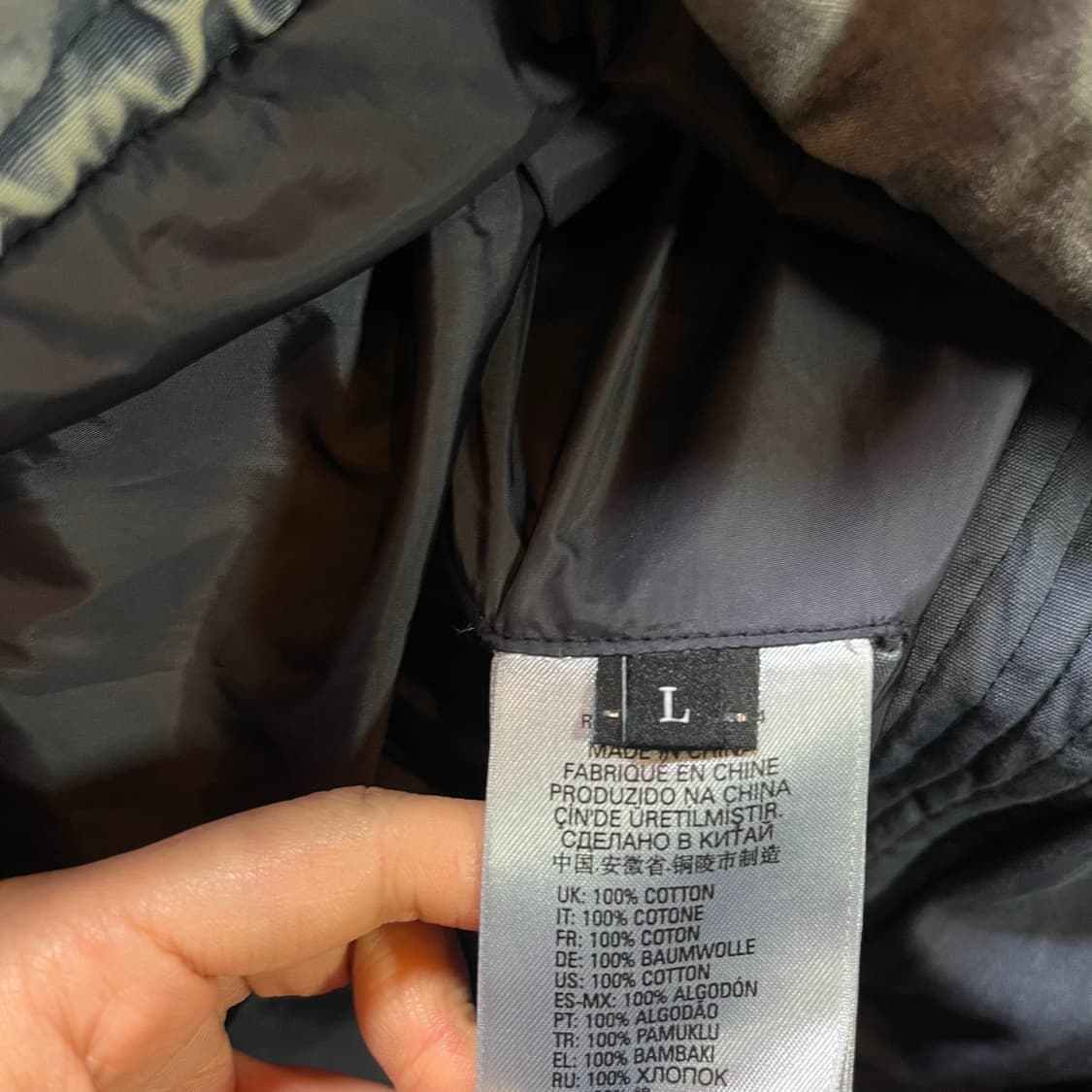 DIESEL 디젤 워시드 데님 덕다운 패딩 상품이미지4